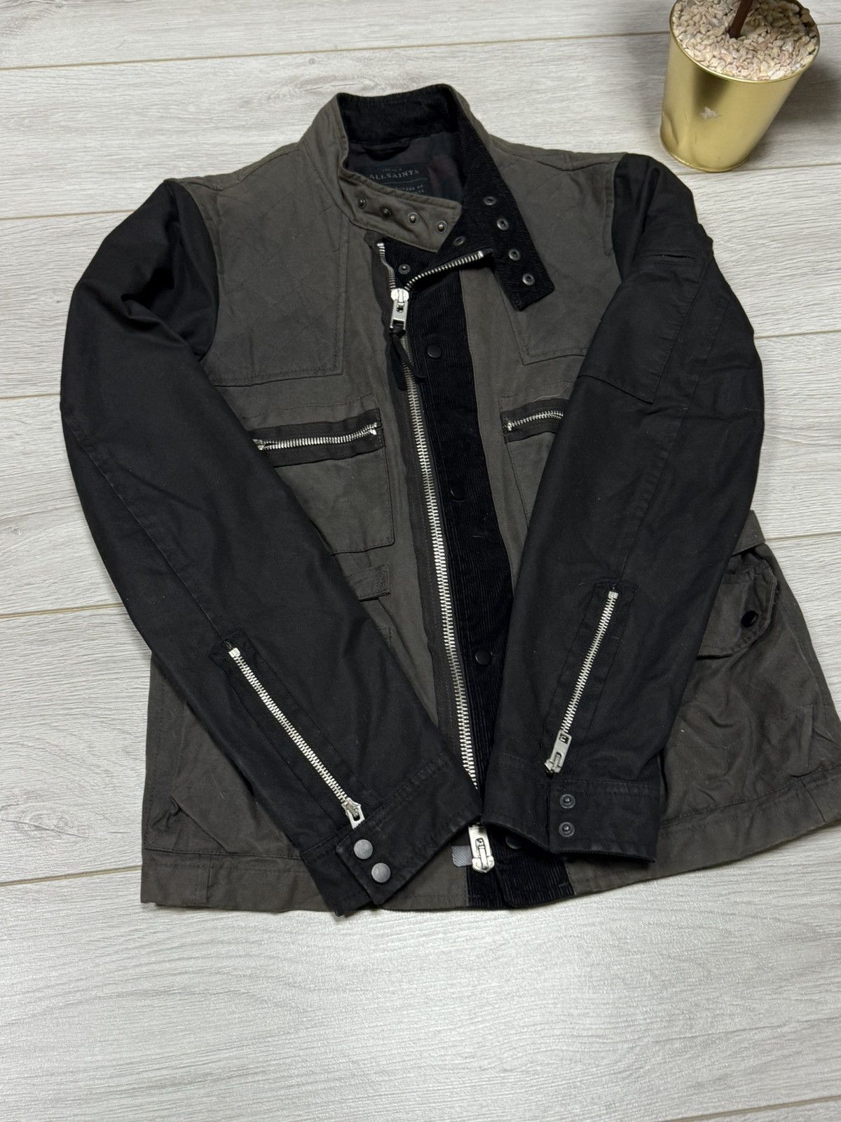 Allsaints Allsaints vintage waxed jacket zip wax hakkoda multipicket Size US S / EU 44-46 / 1 - 10 Thumbnail