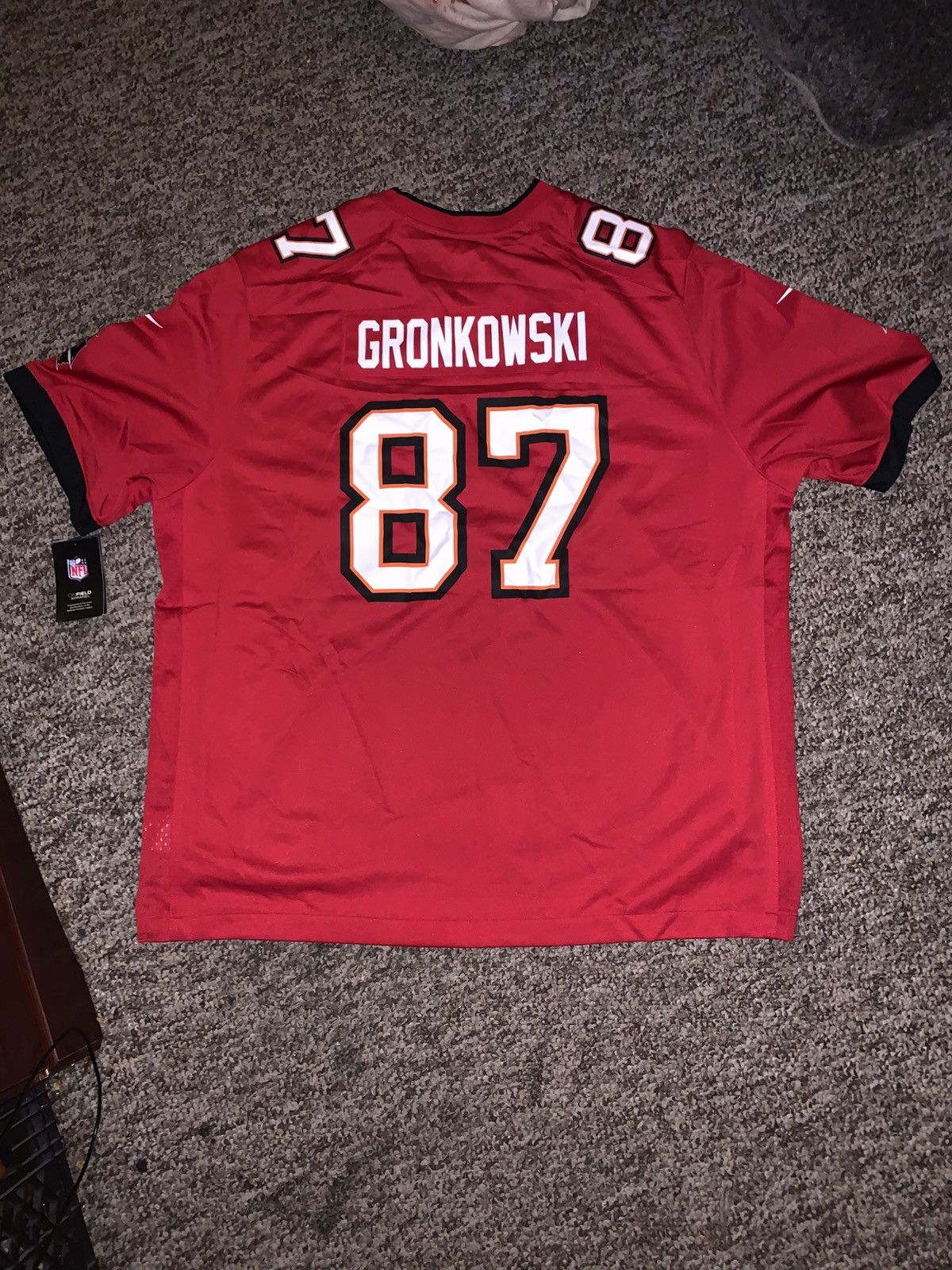 NFL Tampa Bay Buccaneers Rob Gronkowski On Field Jersey Size US XXL / EU 58 / 5 - 1 Thumbnail