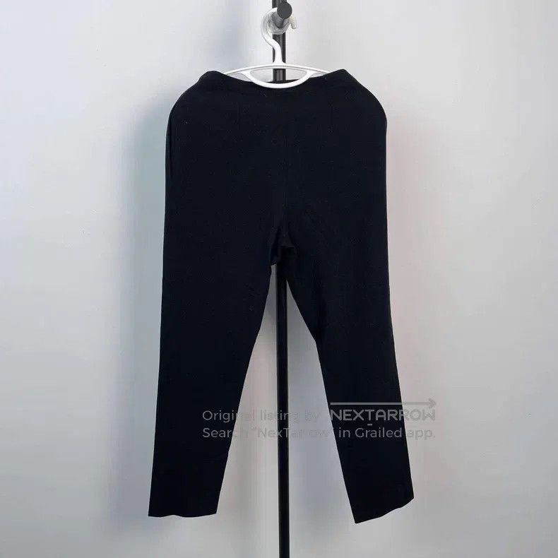 Hermes Hermes Wool Pants Black Size 42" / US 20 - 2 Thumbnail