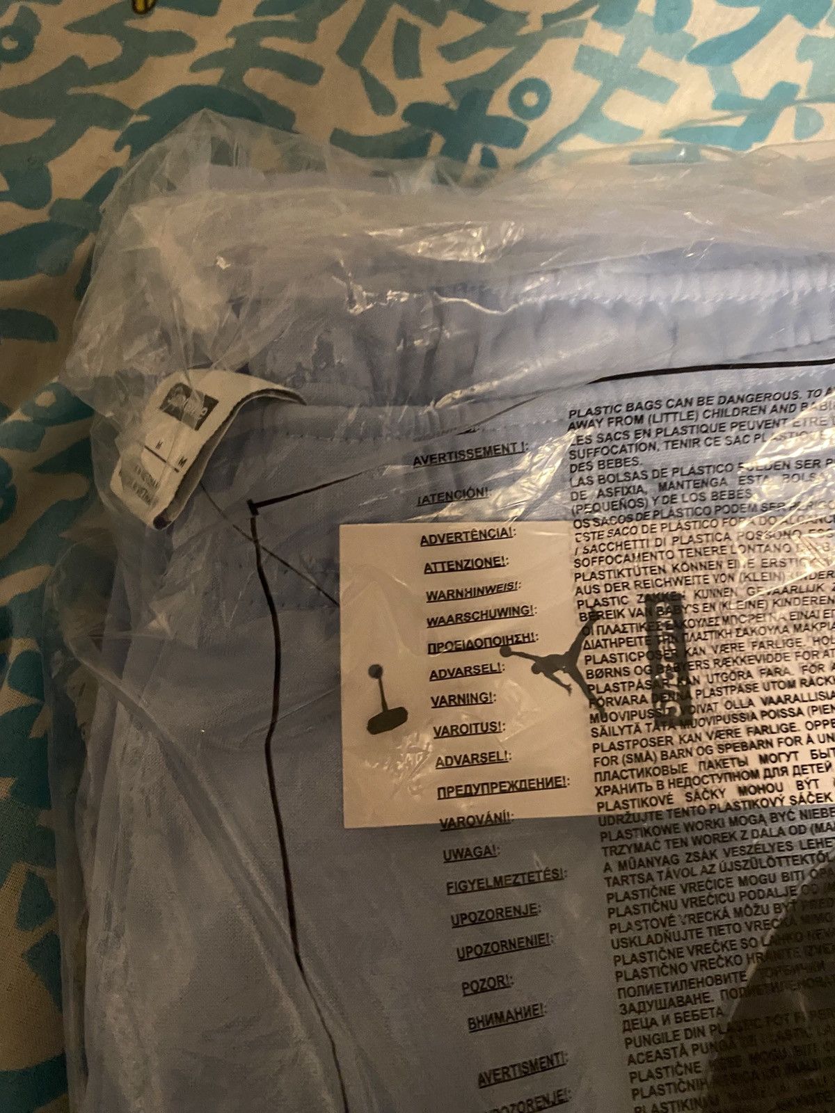 Jordan Brand × Supreme Supreme Jordan Tricot Track Pants Light Blue Size Medium Size US 32 / EU 48 - 7 Thumbnail
