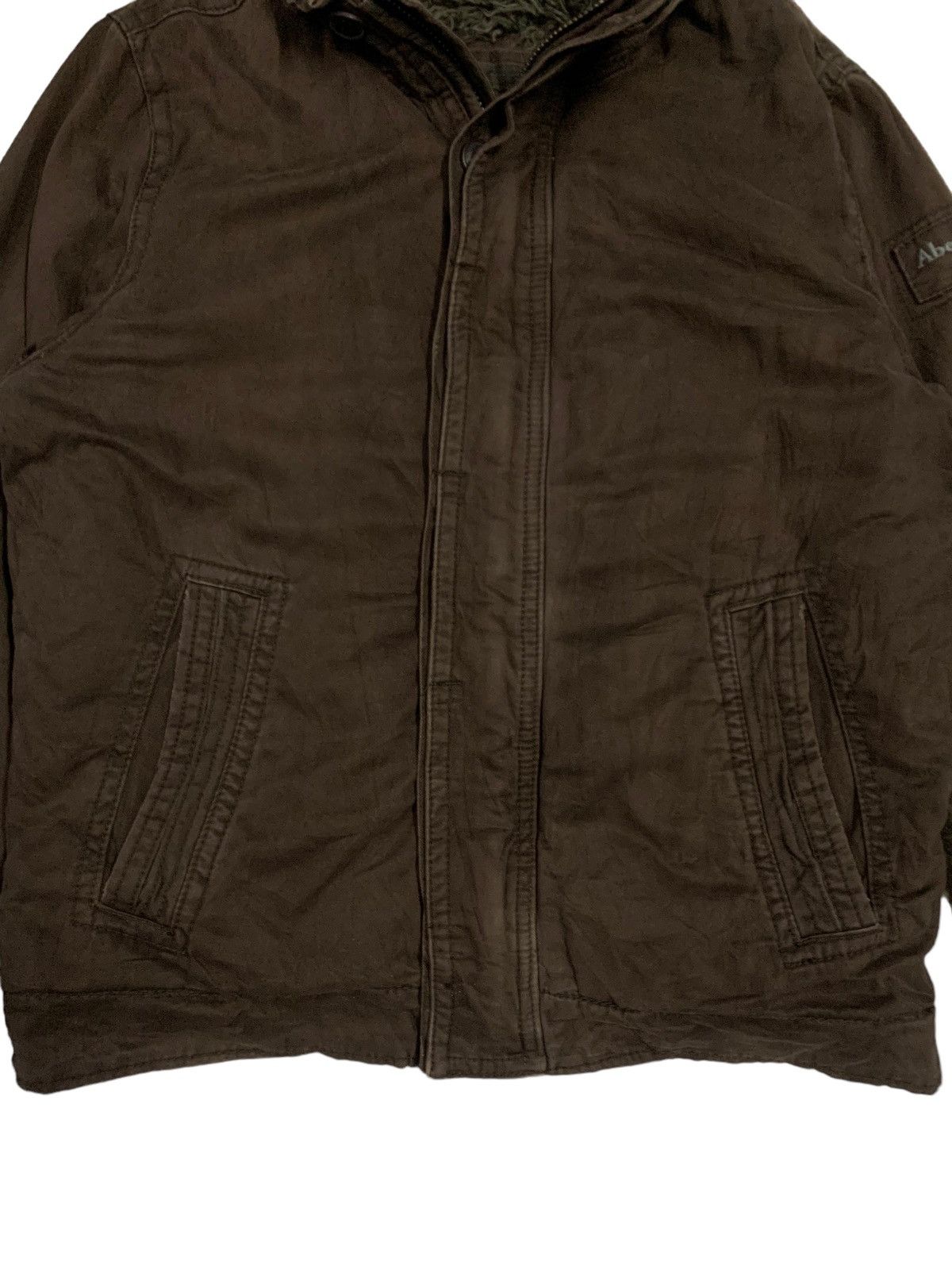 ABERCROMBIE & FITCH Boys ADIRONDACK Jacket, Small, Brown