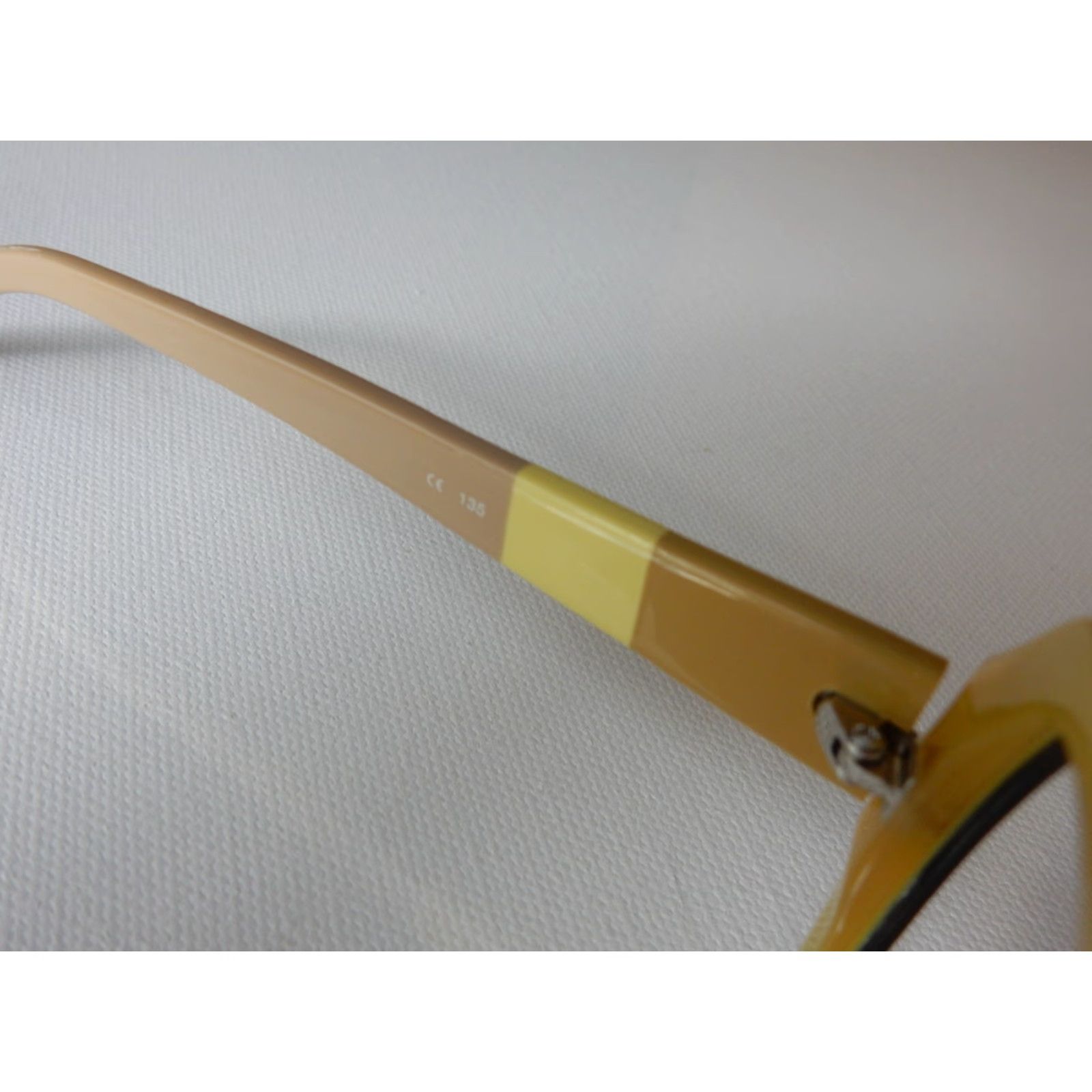 Lacoste LACOSTE Sunglasses Frames Women Beige 55[]17 135 - Small Scratches - 90s/Concert Not Applicable? Size ONE SIZE - 4 Thumbnail