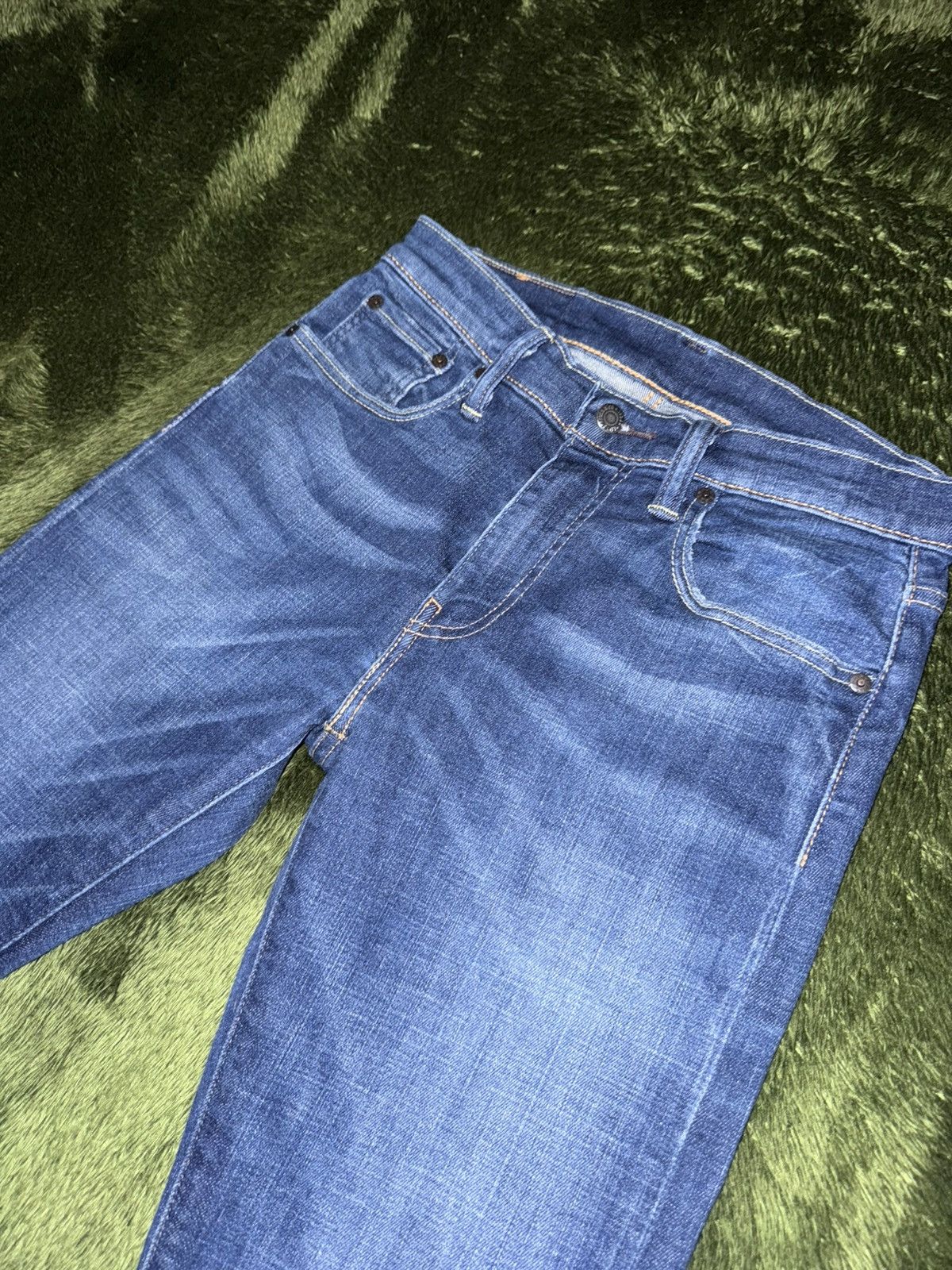 Levi's [W30/L32] Levis 512 Leather label washed denim pants Size US 30 / EU 46 - 2 Thumbnail