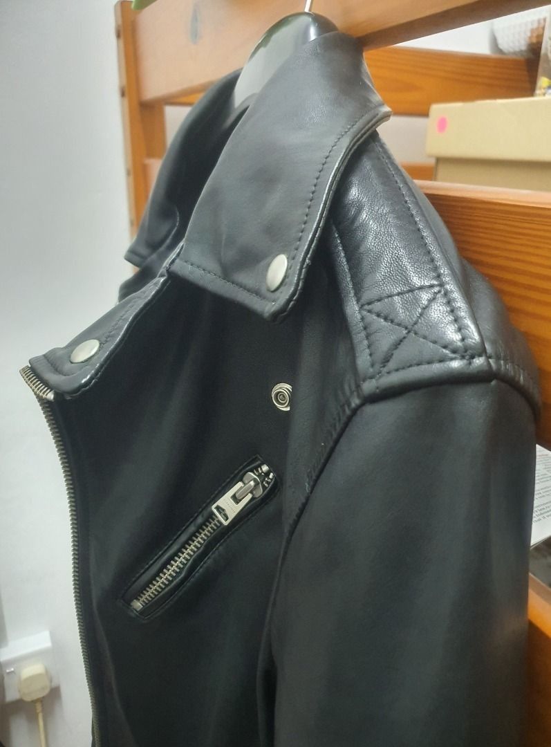 Allsaints AllSaints black leather biker jacket Size US XS / EU 42 / 0 - 5 Thumbnail