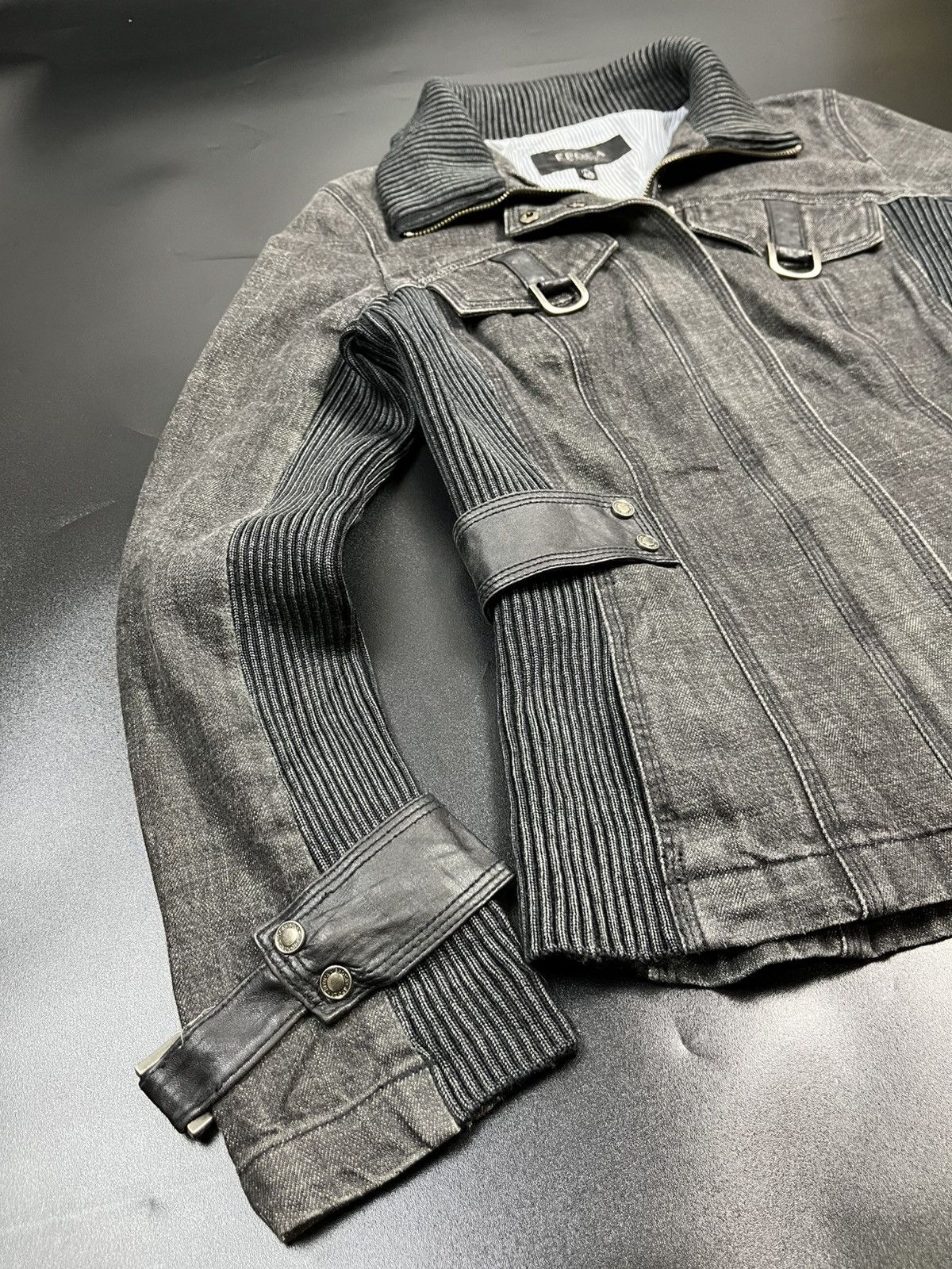 If Six Was Nine × Japanese Brand × Le Grande Bleu (L.G.B.) Japanese Bondage leather jacket by EPOCA Size US S / EU 44-46 / 1 - 3 Thumbnail