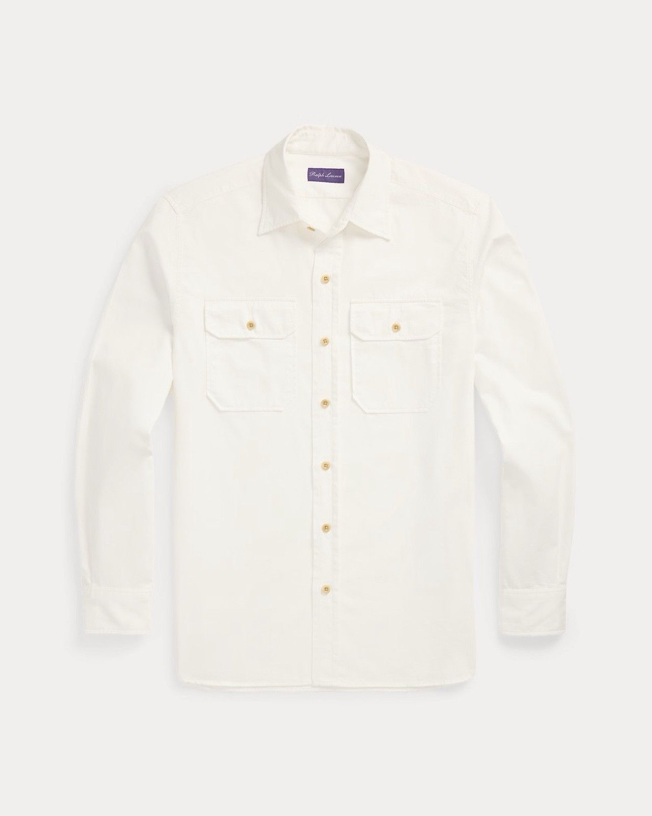 Chino Twill Casual Button-Down Shirt $495 Sz 2XL