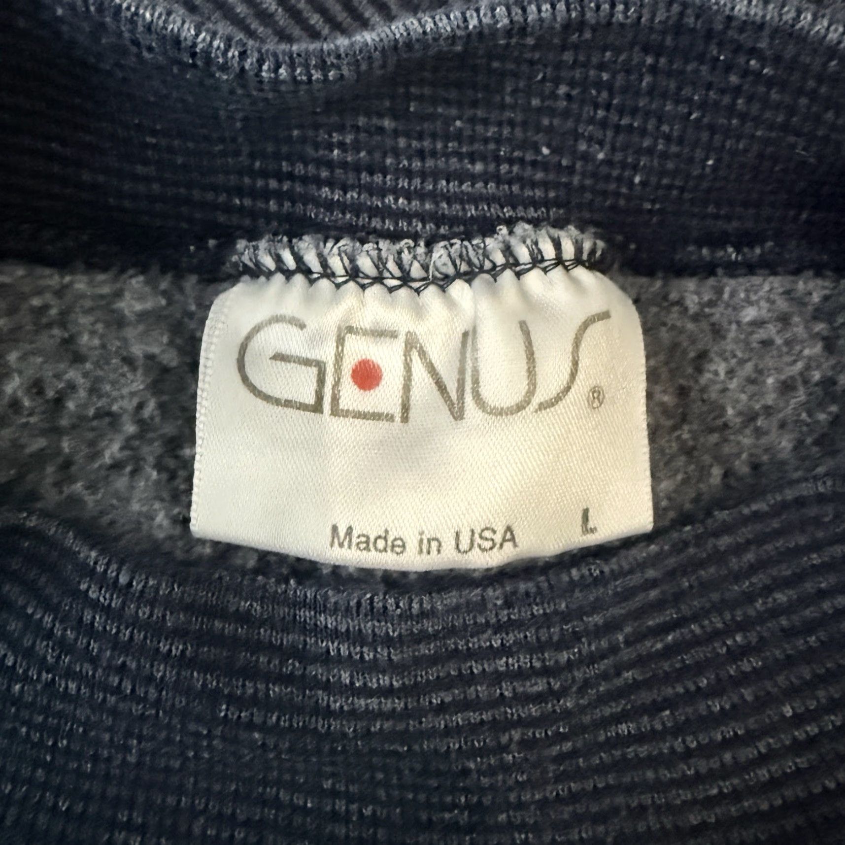 Vintage VINTAGE Genus Hoodie Mens L Gray USA Pullover Shirt? Size US L / EU 52-54 / 3 - 4 Thumbnail