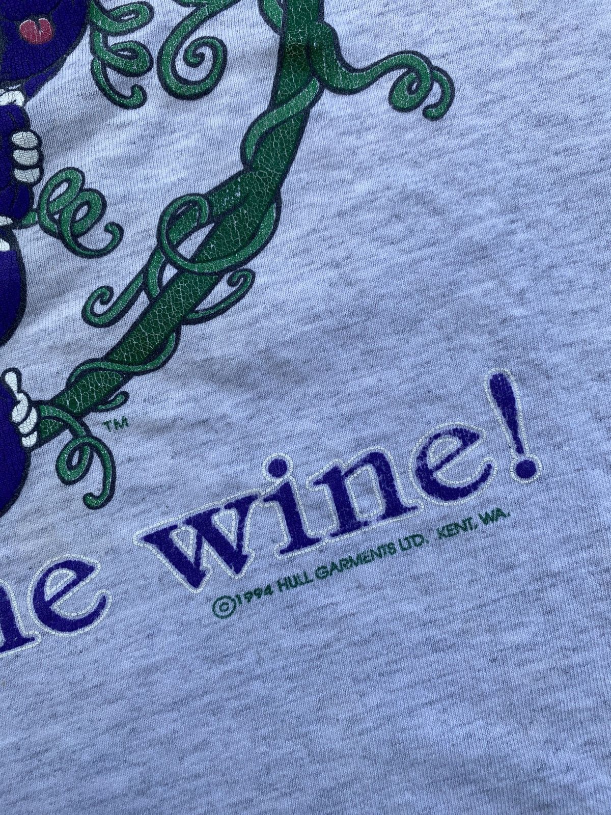 Jerzees Hug me squeeze me make me wine 1994 vintage Size US L / EU 52-54 / 3 - 3 Thumbnail