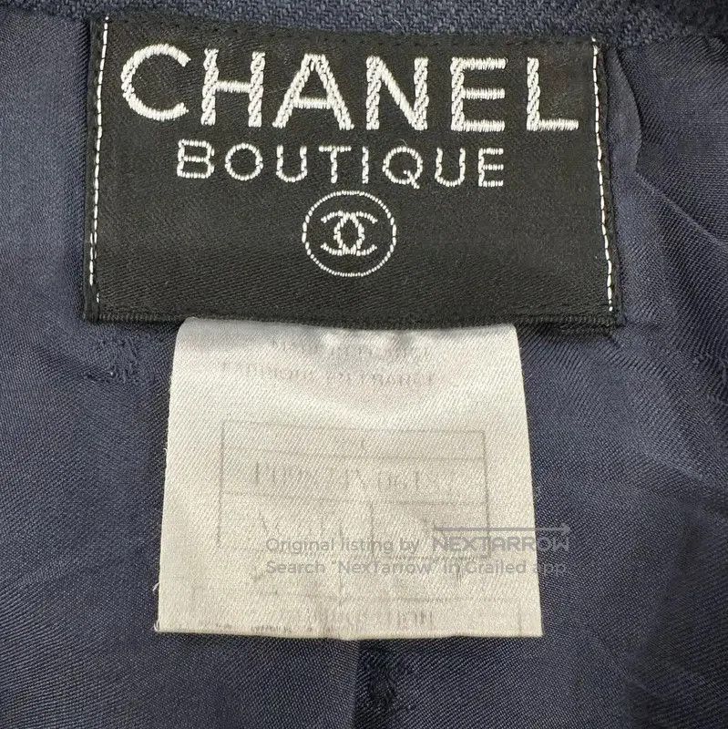 Chanel Chanel Blue Cotton Women's Jacket M . Size M / US 6-8 / IT 42-44 - 5 Thumbnail