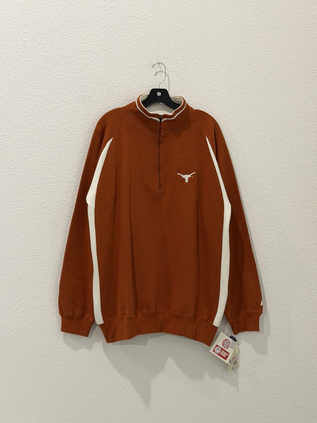 Russell Athletic Vintage Texas Longhorns 1/4 Zip Russell Athletic TeamIssue L Size US L / EU 52-54 / 3 - 3 Thumbnail