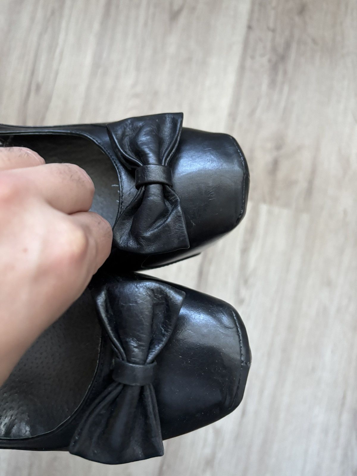 New Rock New Rock Black Platform Heels with Bow EU 40 Size US 9 / IT 39 - 5 Thumbnail
