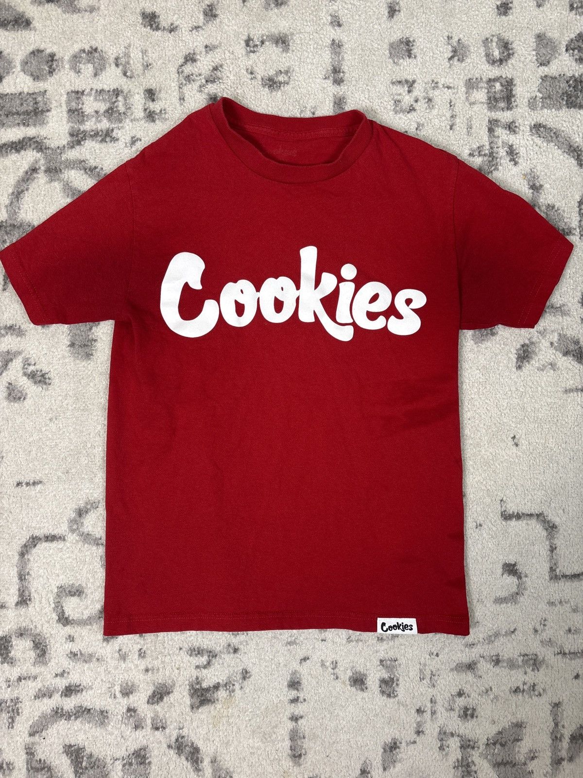 Cookies COOKIES RED T SHIRT (WHITE LOGO) Size US S / EU 44-46 / 1 - 1 Thumbnail
