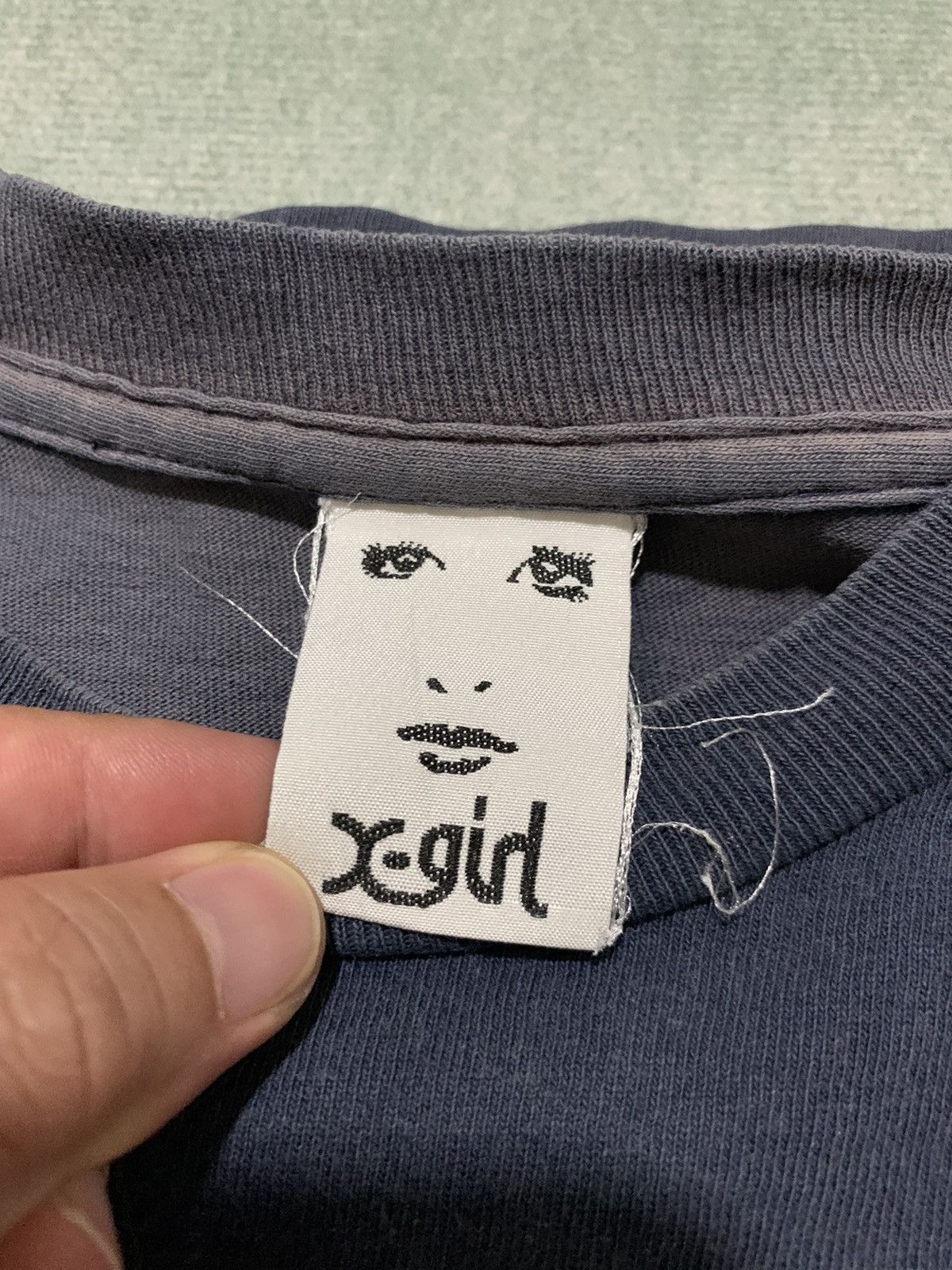 Japanese Brand Vintage X-Girl Spell Out Simple Logo Faded Size US M / EU 48-50 / 2 - 7 Thumbnail