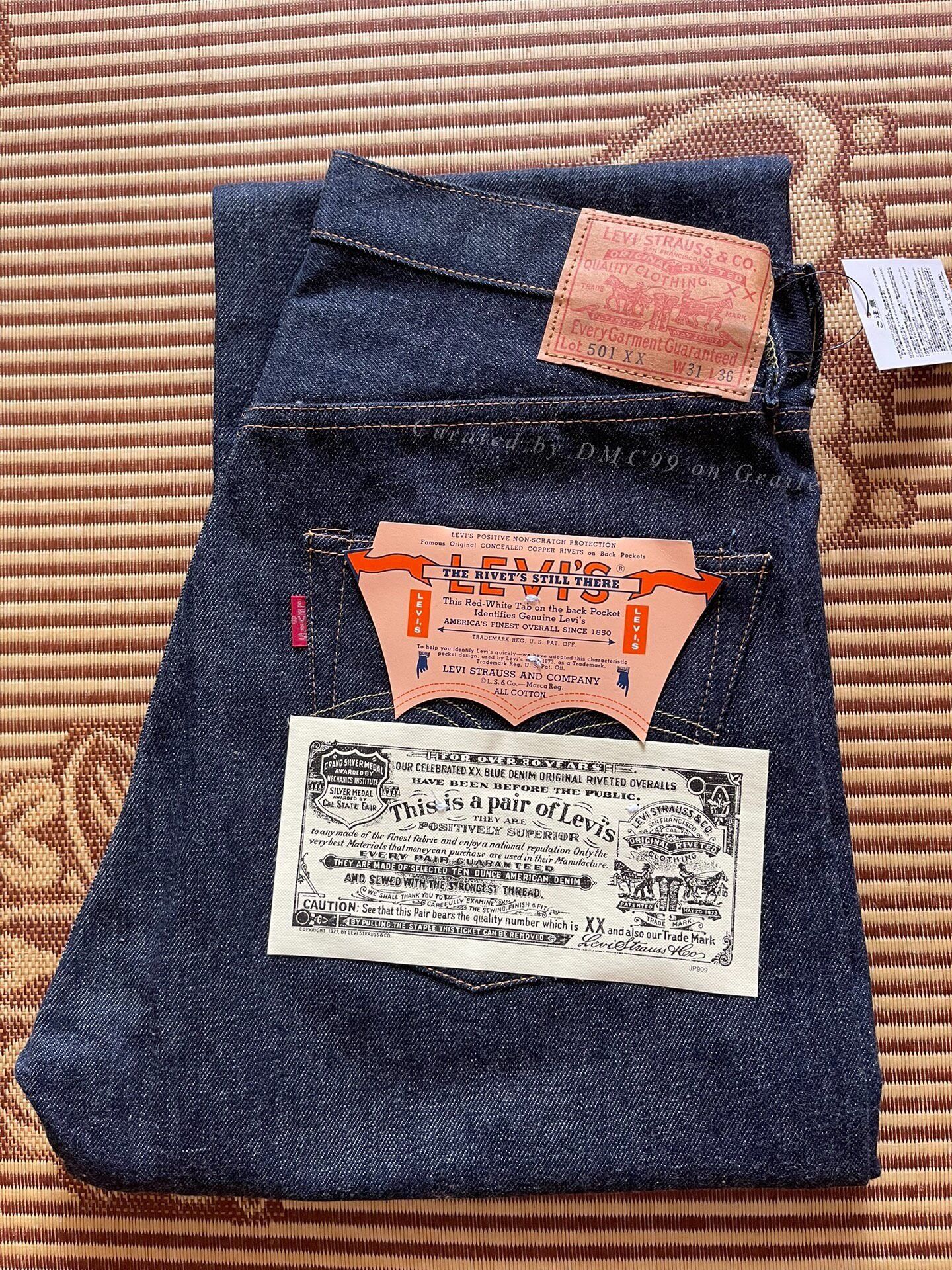 Levi's Vintage Clothing Levi's LVC 501XX 1955 Denim Jeans Size US 31 - 1 Thumbnail