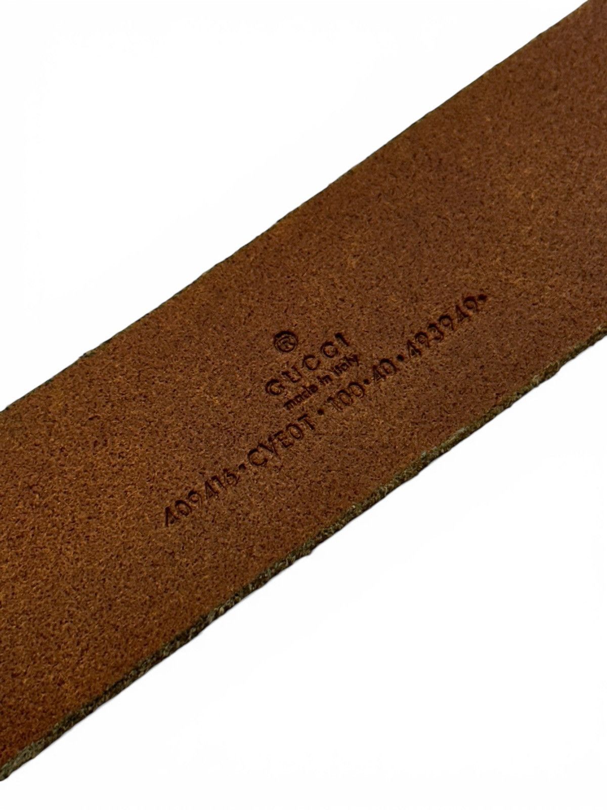 Gucci Gucci Brown Leather Belt Size 34 - 7 Thumbnail