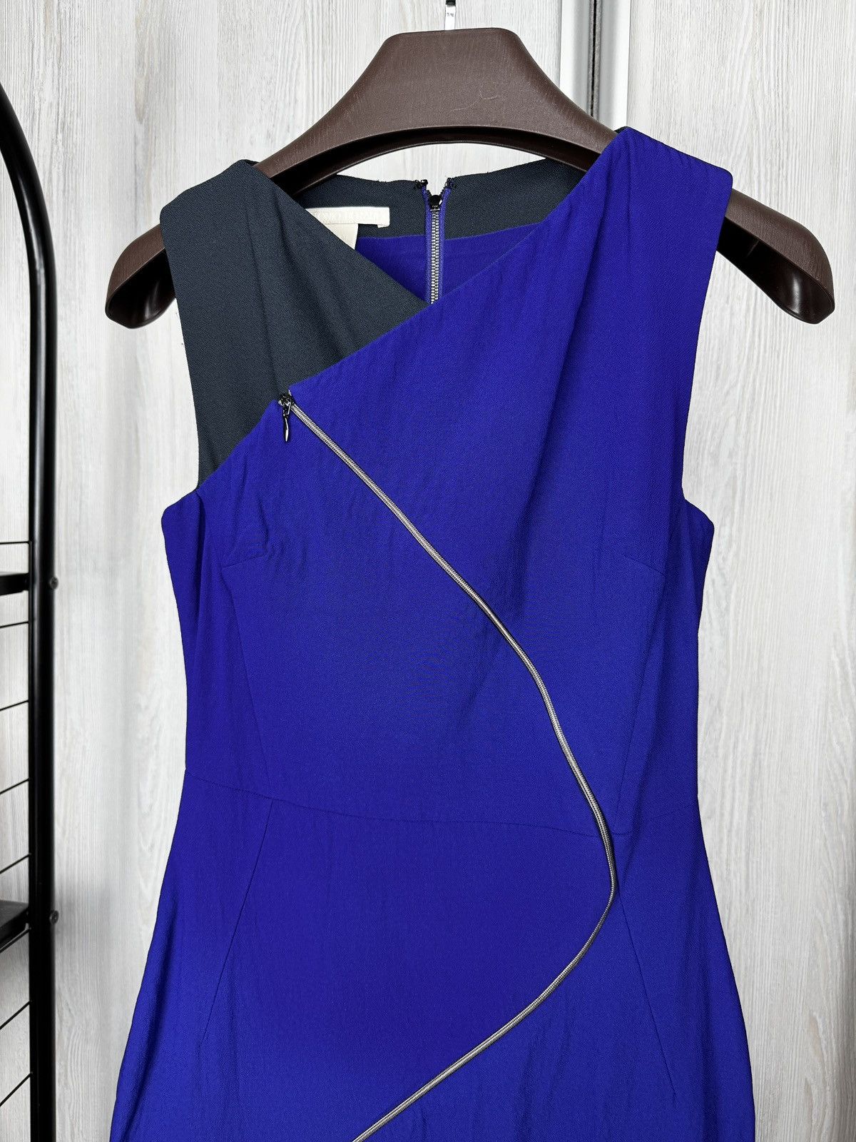 antonio berardi blue dress ASHLEYlauren 11025 Off Shoulder Fit and Flare Gown main image 1