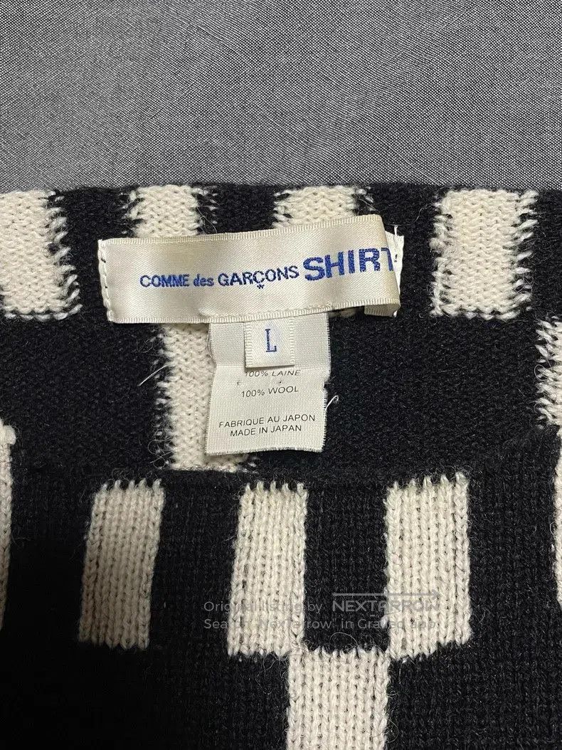 Comme des Garcons Comme des Garcons Wool Striped Sweater. Size US L / EU 52-54 / 3 - 5 Thumbnail