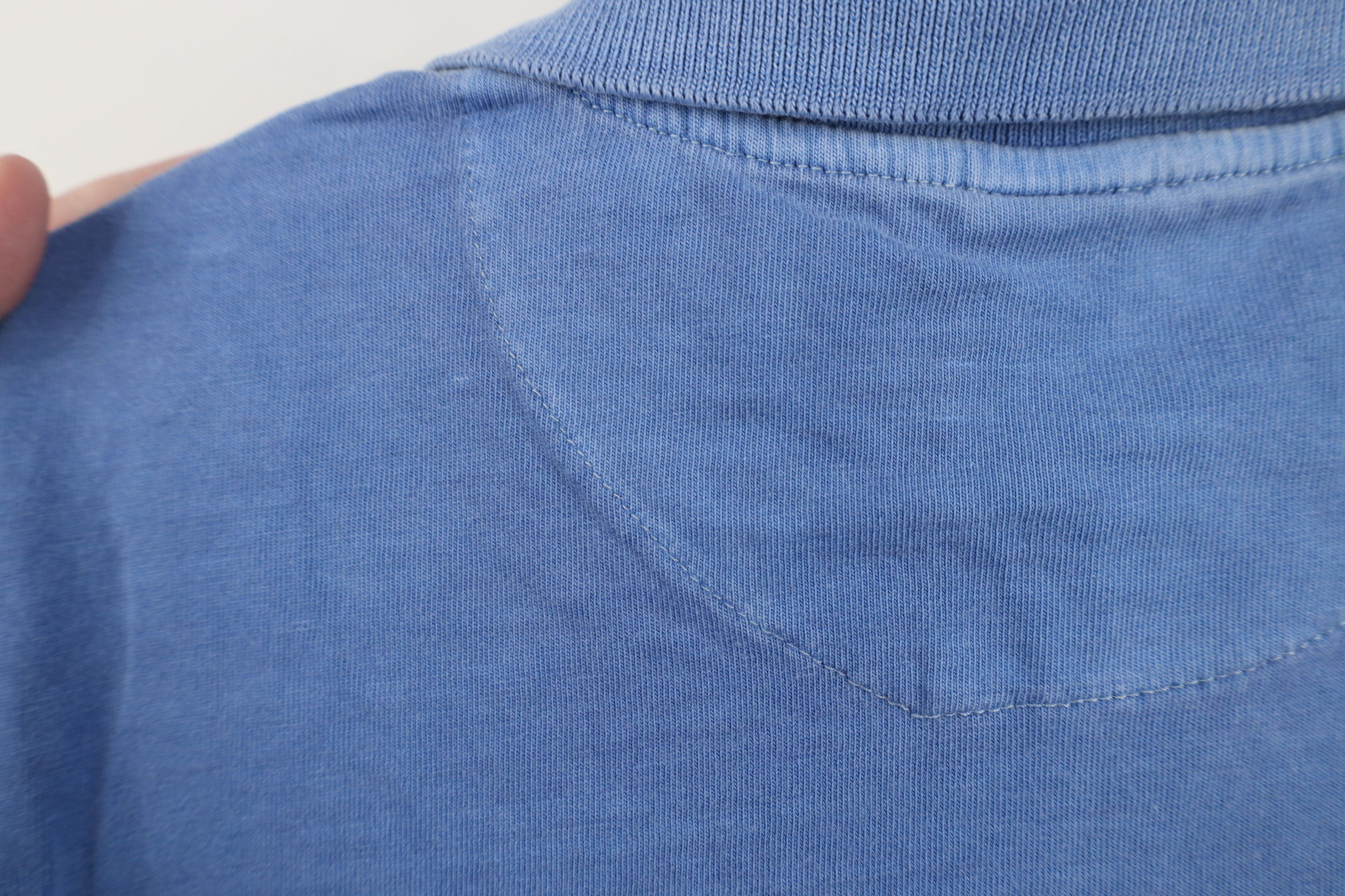 Gap Vintage 90s Y2K Gap Pigment Dye Rugby Polo Shirt Blue Cotton Size US L / EU 52-54 / 3 - 10 Thumbnail