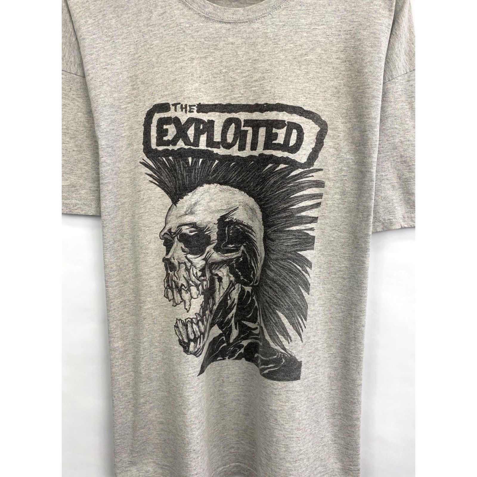 Fruit Of The Loom Vintage The Exploited Punks Not Dead Graphic T Shirt Y2K XXL Gray Ladies Mens? Size US XXL / EU 58 / 5 - 4 Thumbnail