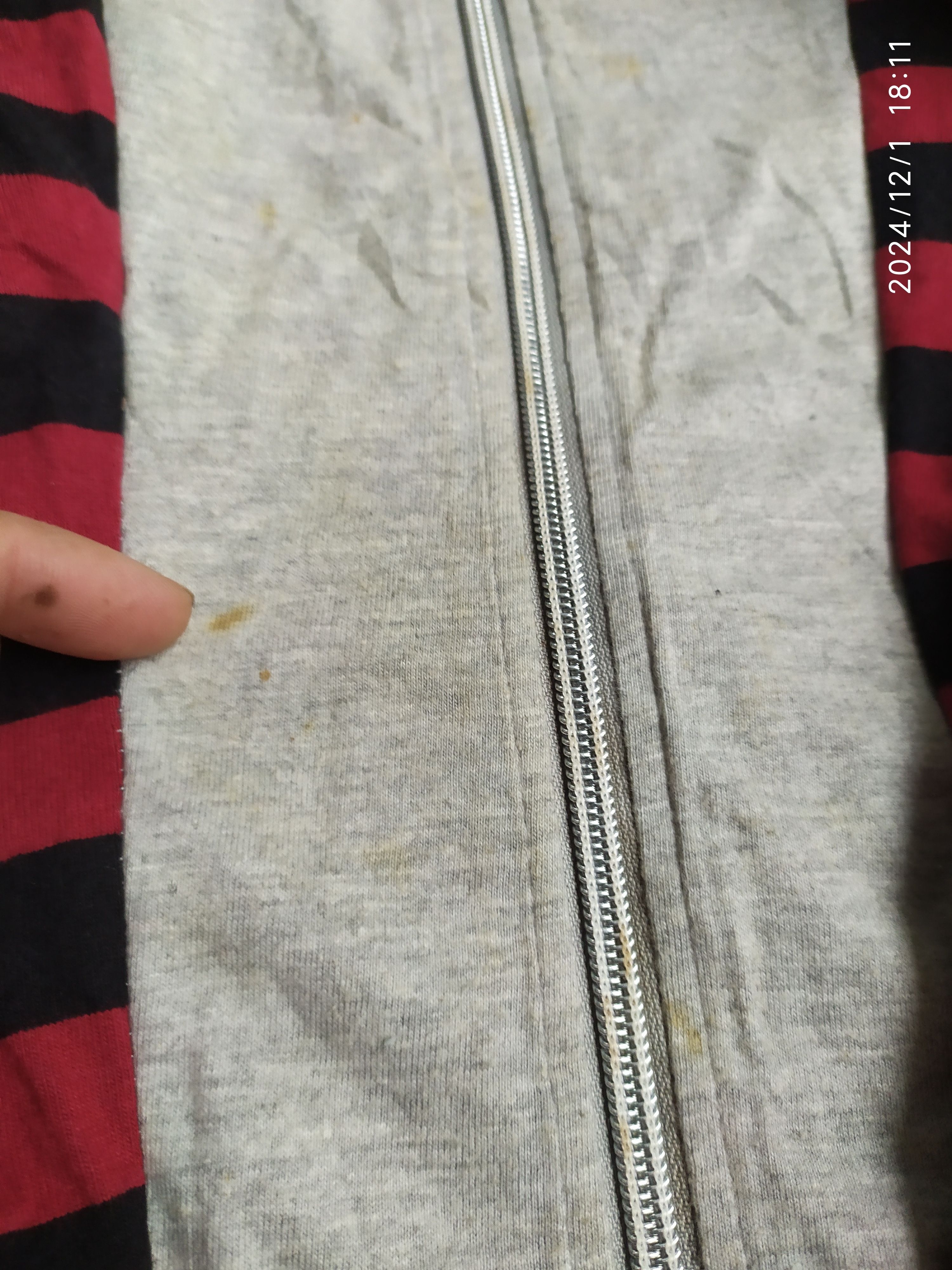 If Six Was Nine × Japanese Brand × Le Grande Bleu (L.G.B.) Japanese Thruxton Stripe Double Layer Hoodie Size US L / EU 52-54 / 3 - 8 Thumbnail