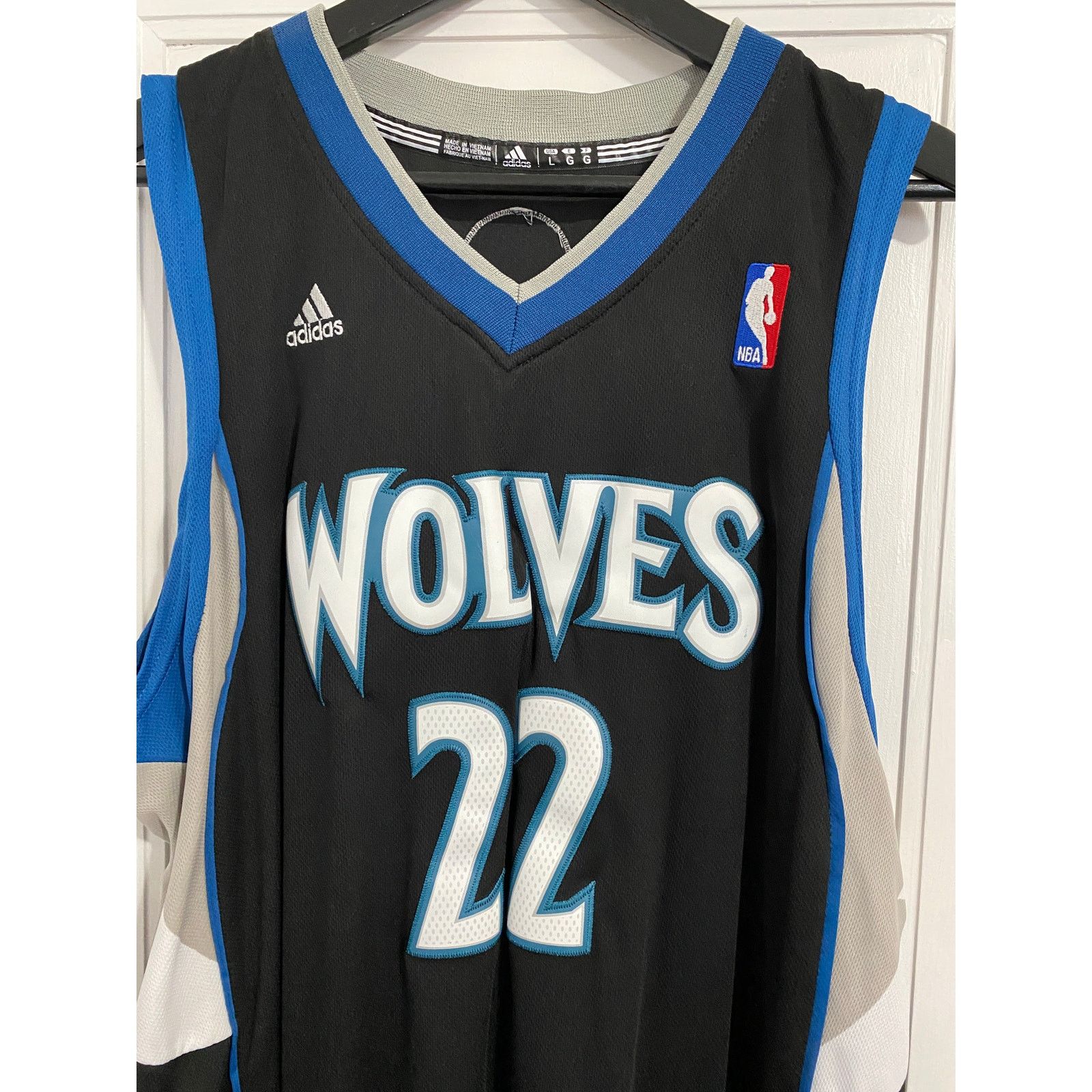 Adidas Andrew Wiggins Minnesota Timberwolves Adidas Jersey Size L Size US L / EU 52-54 / 3 - 3 Thumbnail