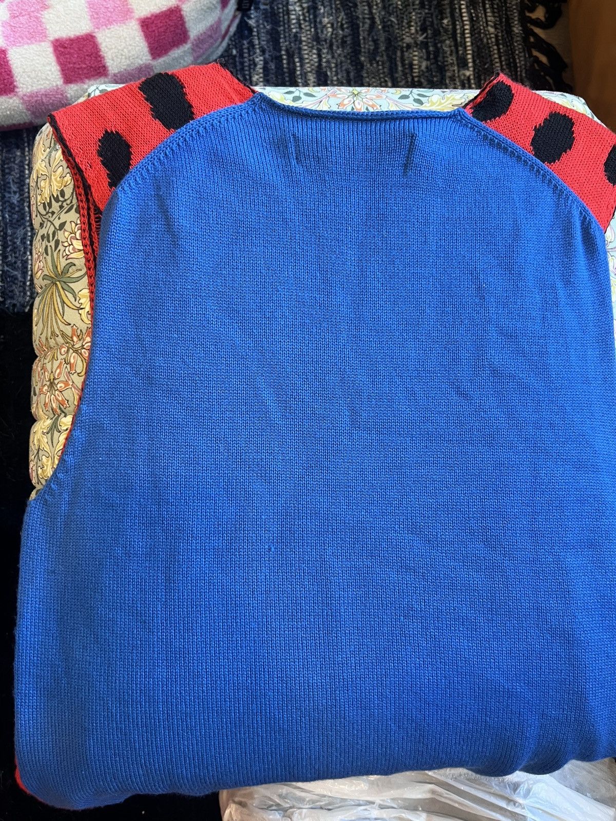 Comme des Garcons Homme Plus CDG Homme Plus Watermelon Seed Knit Vest Size US L / EU 52-54 / 3 - 2 Thumbnail