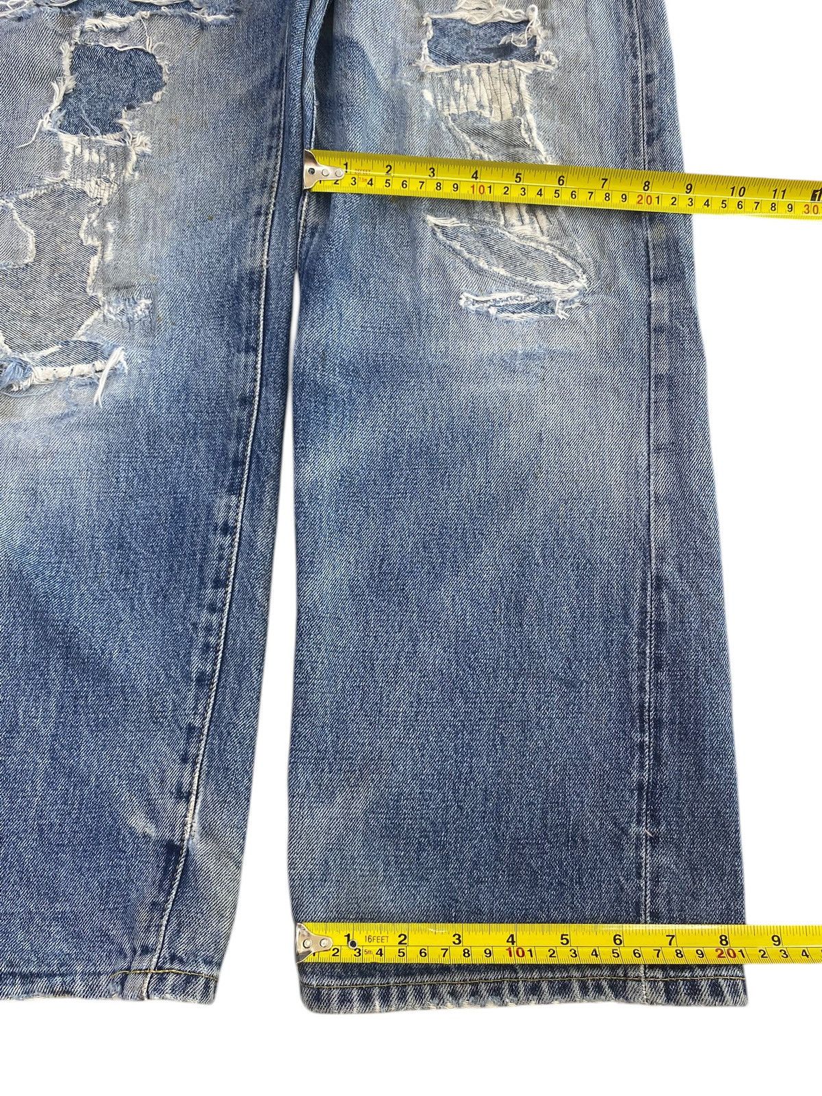 Japanese Brand Japanese Brand Distressed Ripped Style Selvedge Jeans Size US 32 / EU 48 - 8 Thumbnail