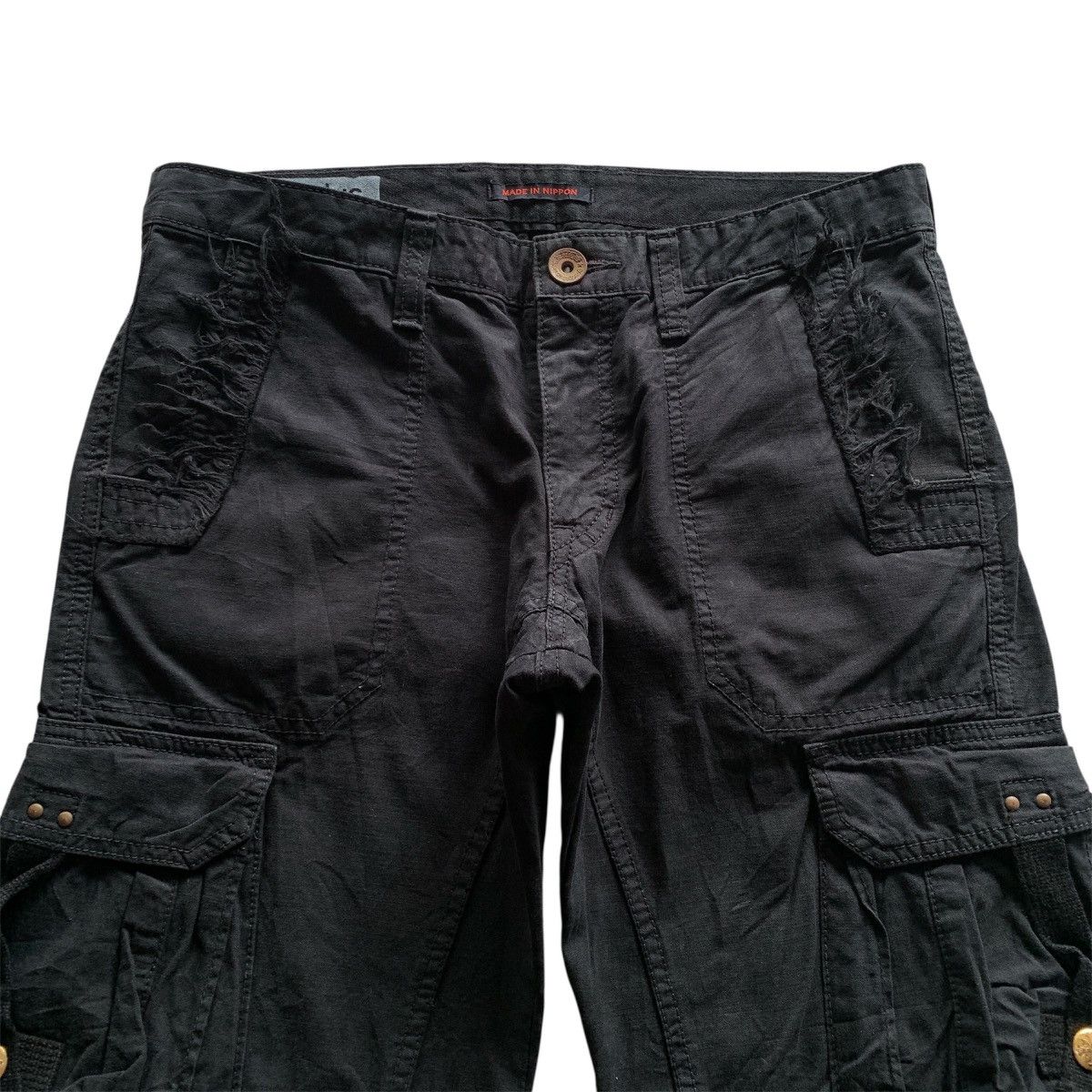 If Six Was Nine Vintage Surplus Bondage Cargo Pants ifsix GOA Style Size US 30 / EU 46 - 4 Thumbnail