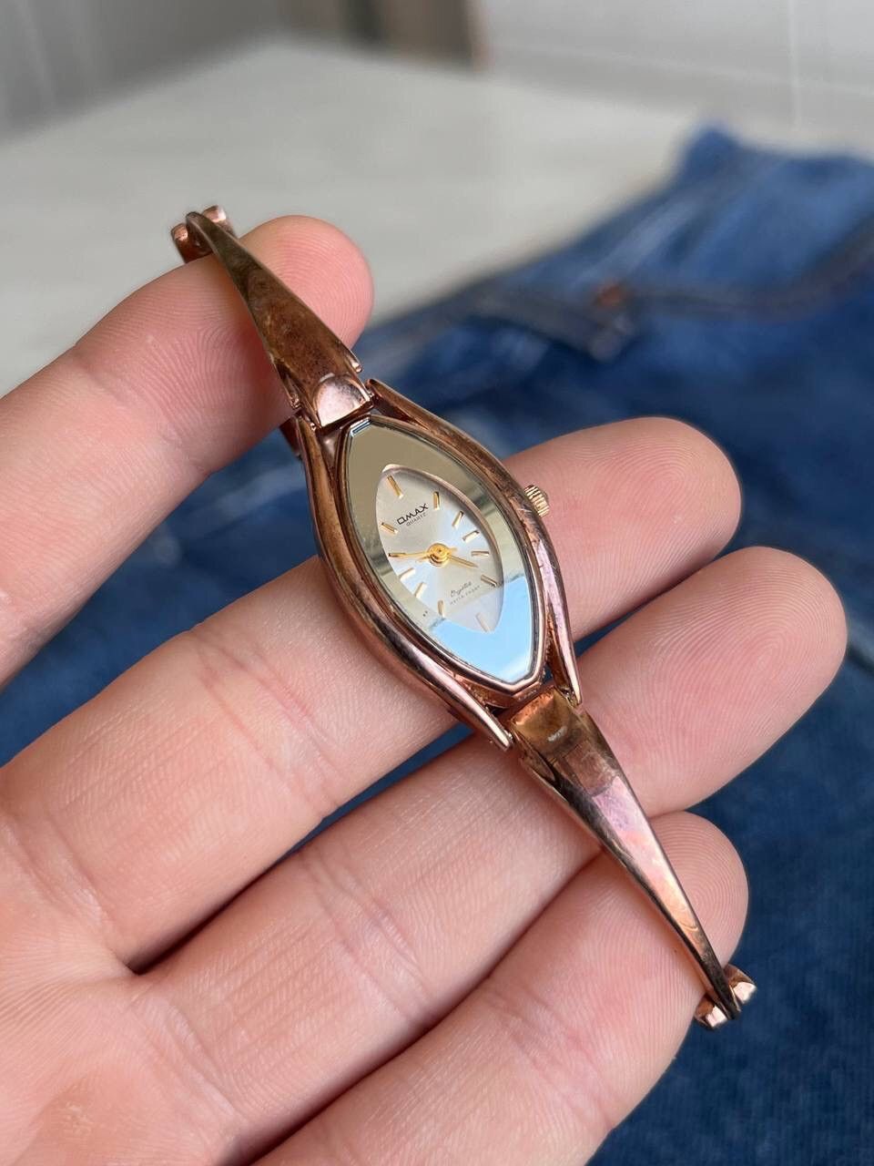 Japanese Brand × Vintage Vintage Japanese style futuristic Watch Omax Bronze Brown Size ONE SIZE - 3 Thumbnail