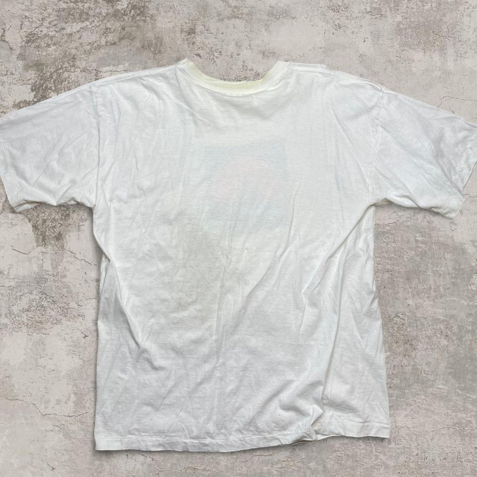 Vintage 90s Paramount Pictures movie pomo white t-shirt XL Size US XL / EU 56 / 4 - 5 Thumbnail