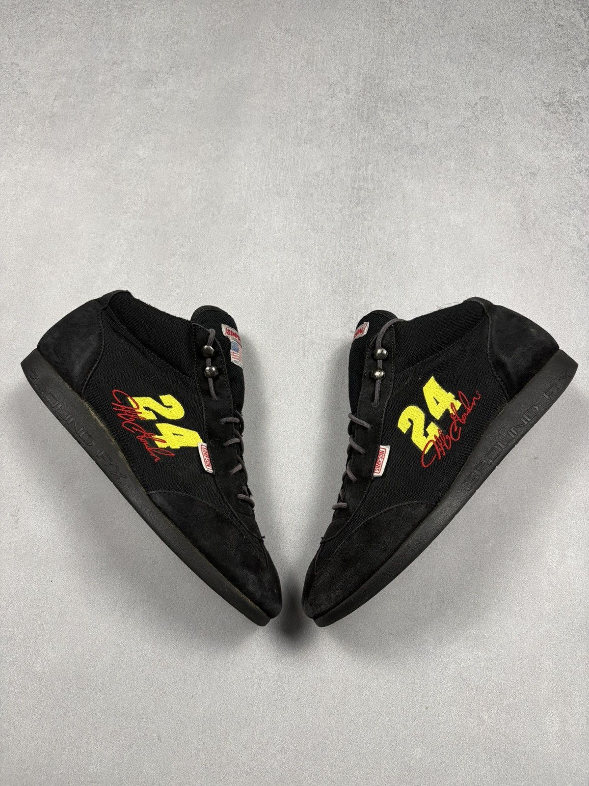 NASCAR Vintage Simpson Racing Jeff Gordon 24 NASCAR Driving Shoes 9 Size US 9 / EU 42 - 1 Thumbnail