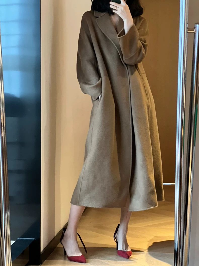 Max Mara Water Ripple Reversible Long Coat
