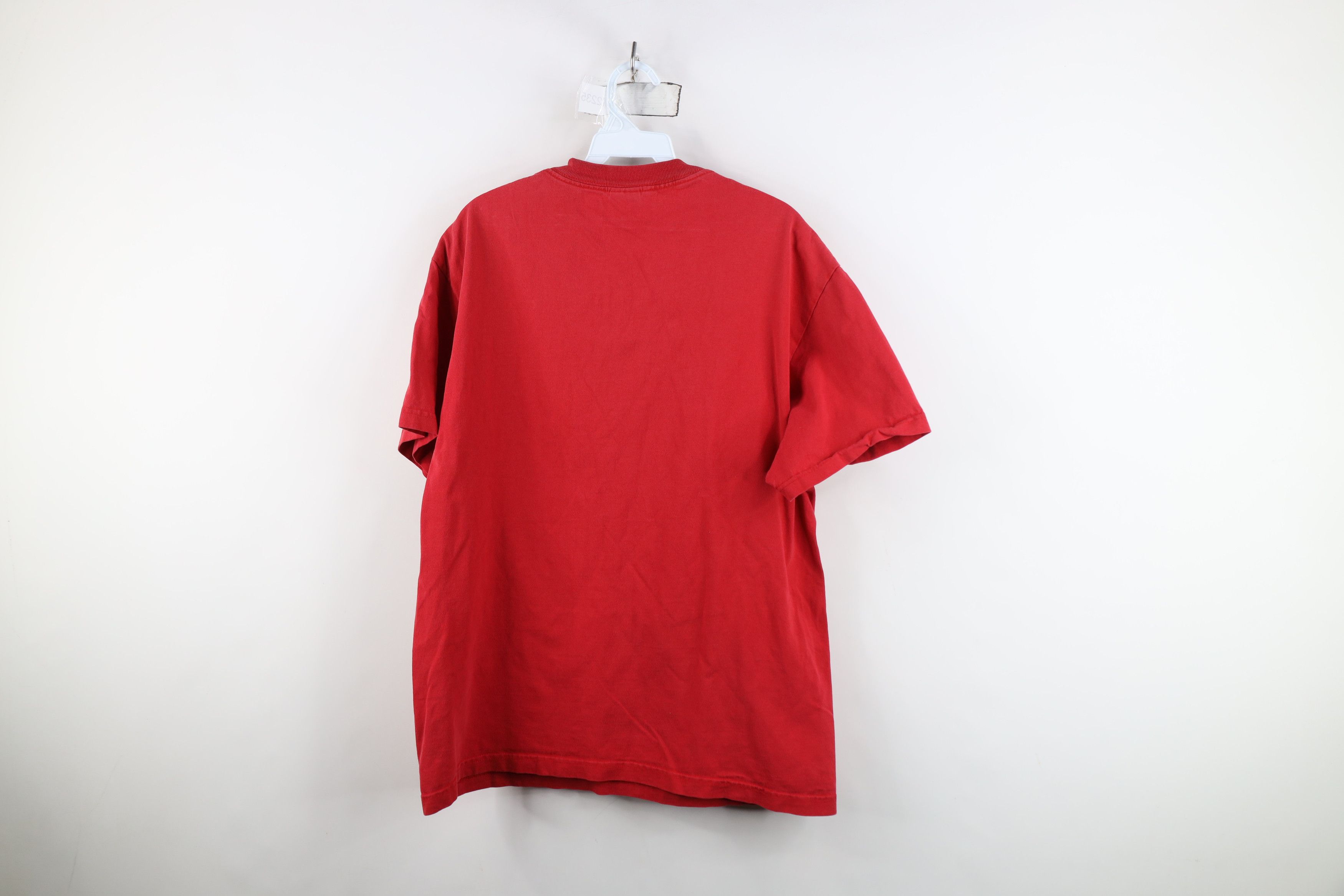 Vintage Vintage 90s Y2K Streetwear Alaska Moose Bear T-Shirt Red Size US L / EU 52-54 / 3 - 12 Thumbnail