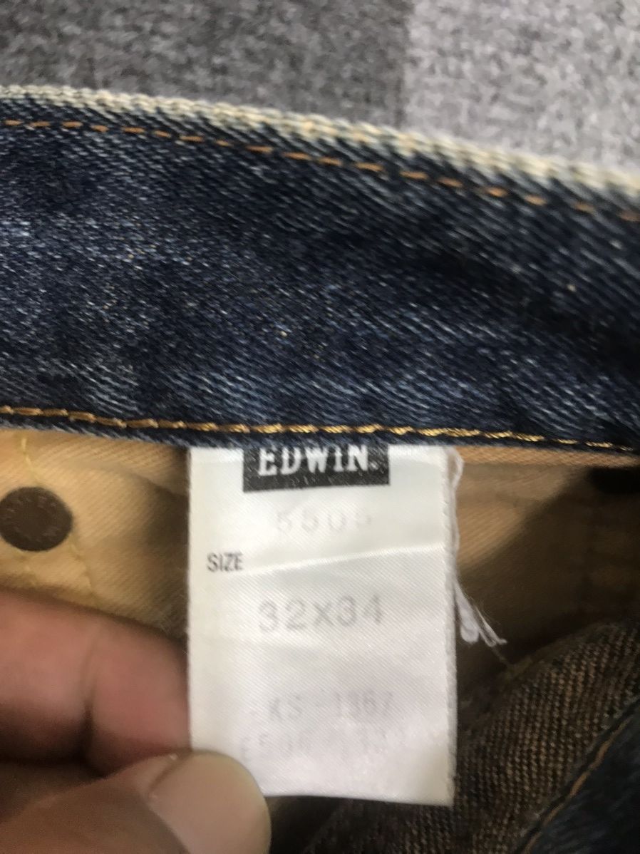 Edwin 💥WIDE RUSTY💥Edwin 505x Selvedge Rusty Jeans Size US 31 - 18 Thumbnail