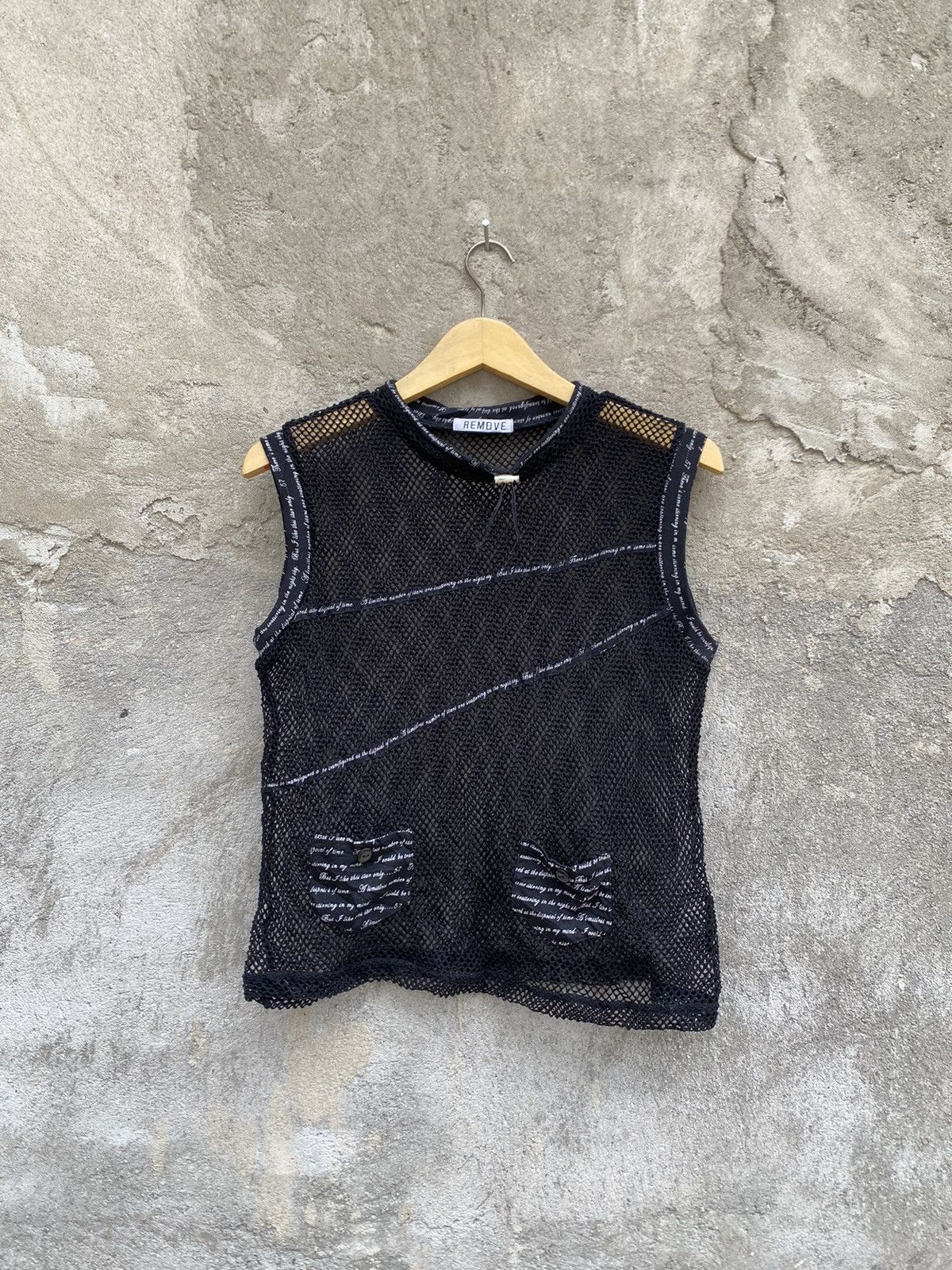 Hysteric Glamour × Japanese Brand × Le Grande Bleu (L.G.B.) Vintage Japanes Remove Mesh Top Ifsixwasnine lgb style Size US M / EU 48-50 / 2 - 1 Thumbnail