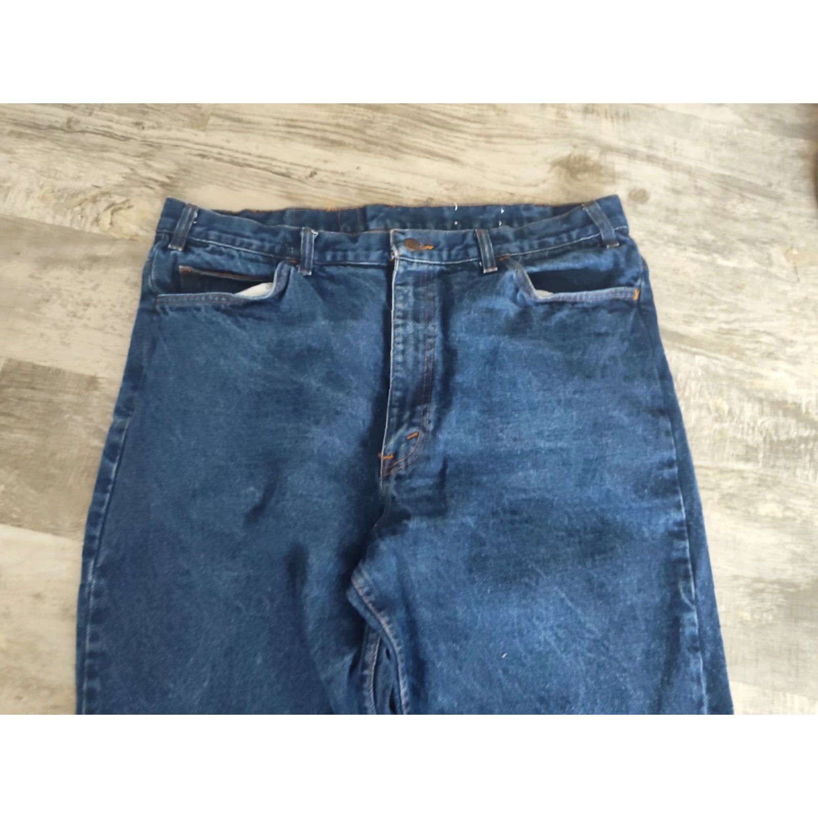 Vintage VINTAGE Bayly Jeans Men Blue 40x30 Denim Straight Regular Medium Wash 5-Pocket USA 80s 90s Logo Mens Size US 40 / EU 56 - 4 Thumbnail