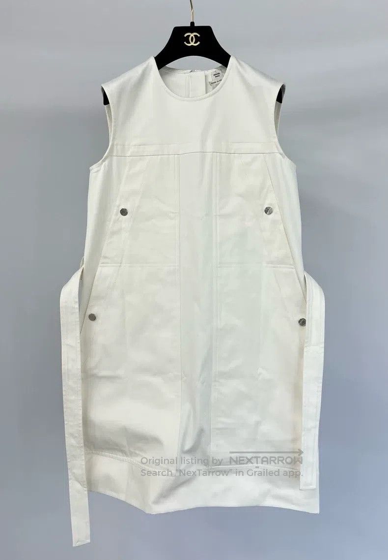 Hermes Hermes White Vest Dress Size XS / US 0-2 / IT 36-38 - 4 Thumbnail