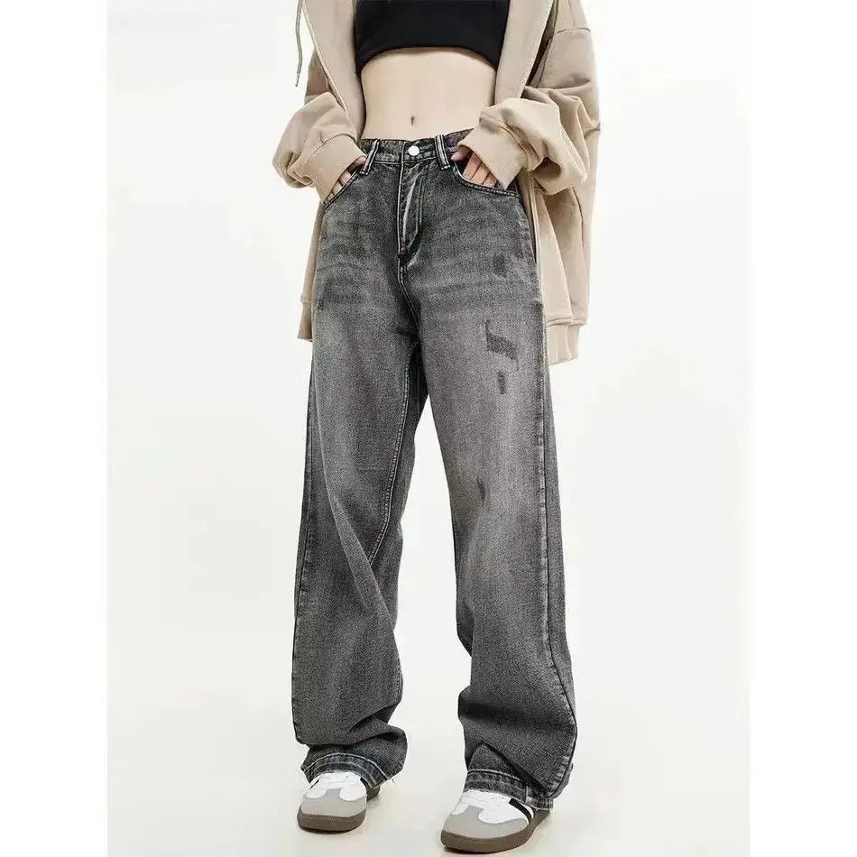 Japanese Brand Loose casual washed straight leg jeans Size US 32 / EU 48 - 3 Thumbnail
