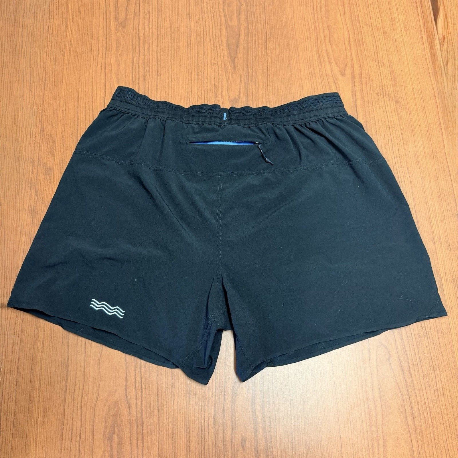 Other Janji AFO 5” Running Shorts Men’s XL Black Blue Lined Trail Size US 34 / EU 50 - 2 Thumbnail