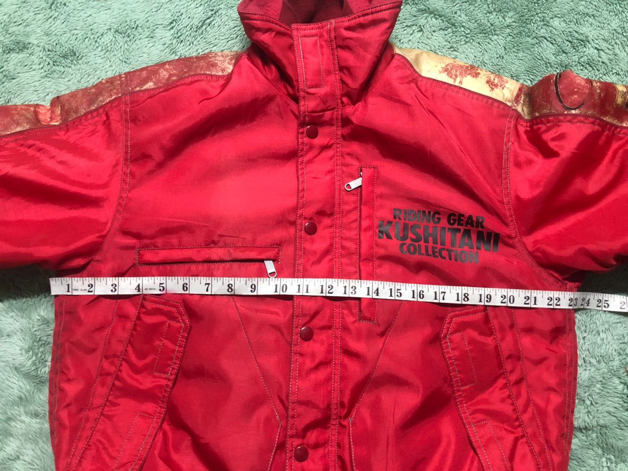 Japanese Brand VINTAGE KUSHITANI HAMAMATSU NYLON DOUBLE ZIP RIDE JACKET Size US M / EU 48-50 / 2 - 16 Thumbnail