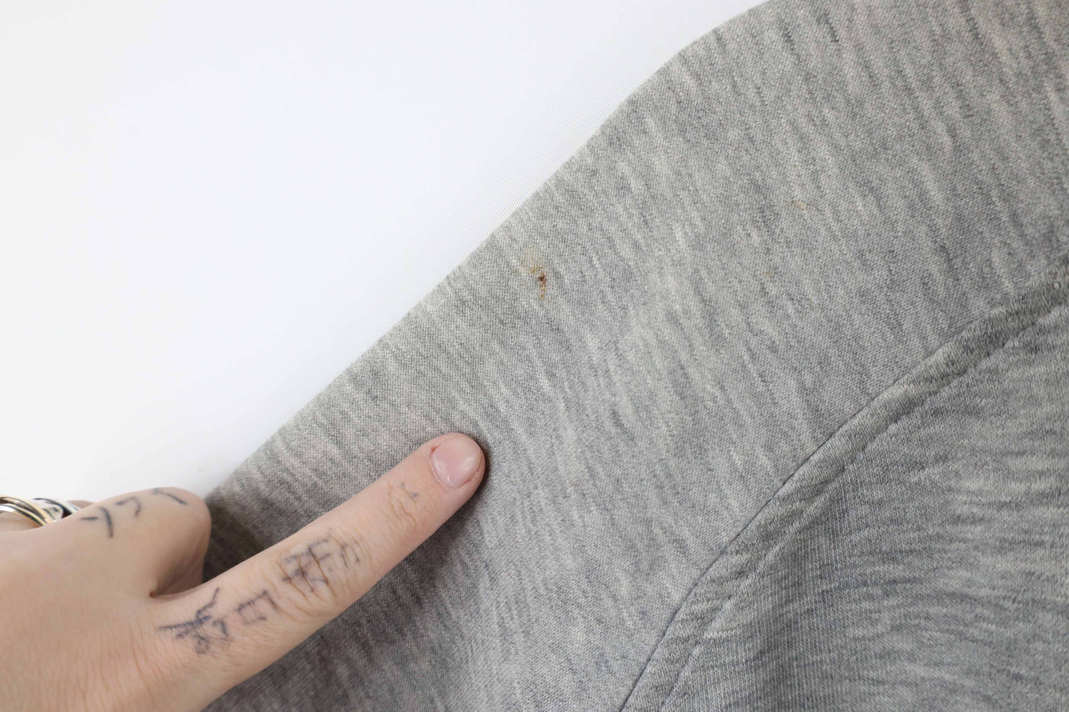 Nike × Vintage Vintage Nike Scott Mini Swoosh Crewneck Sweatshirt Gray Size US XXL / EU 58 / 5 - 5 Thumbnail