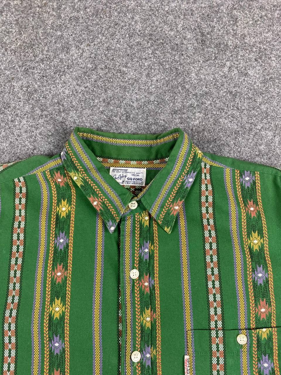 Vintage vintage good feeling navajo design shirt nice design Size US L / EU 52-54 / 3 - 2 Thumbnail