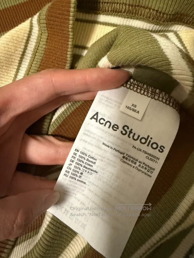 Acne Studios Acne Studios Striped T-Shirt Size XS / US 0-2 / IT 36-38 - 6 Thumbnail