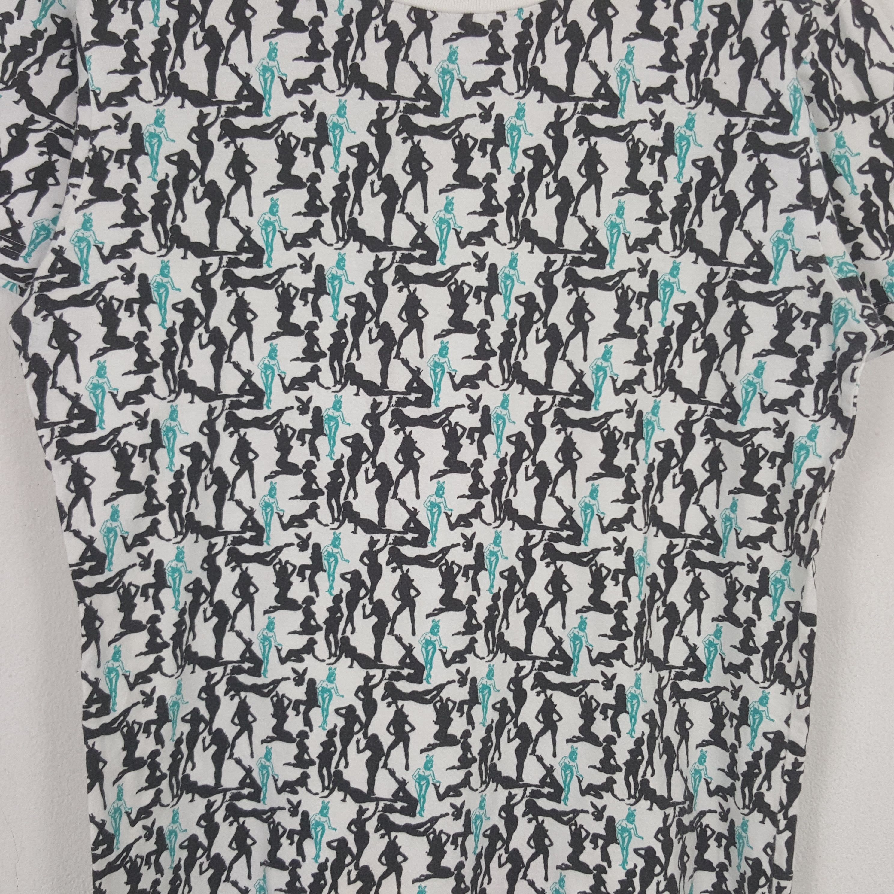 Playboy Vintage Playboy American Style Fullprint Tshirt RR21 Size US M / EU 48-50 / 2 - 2 Thumbnail