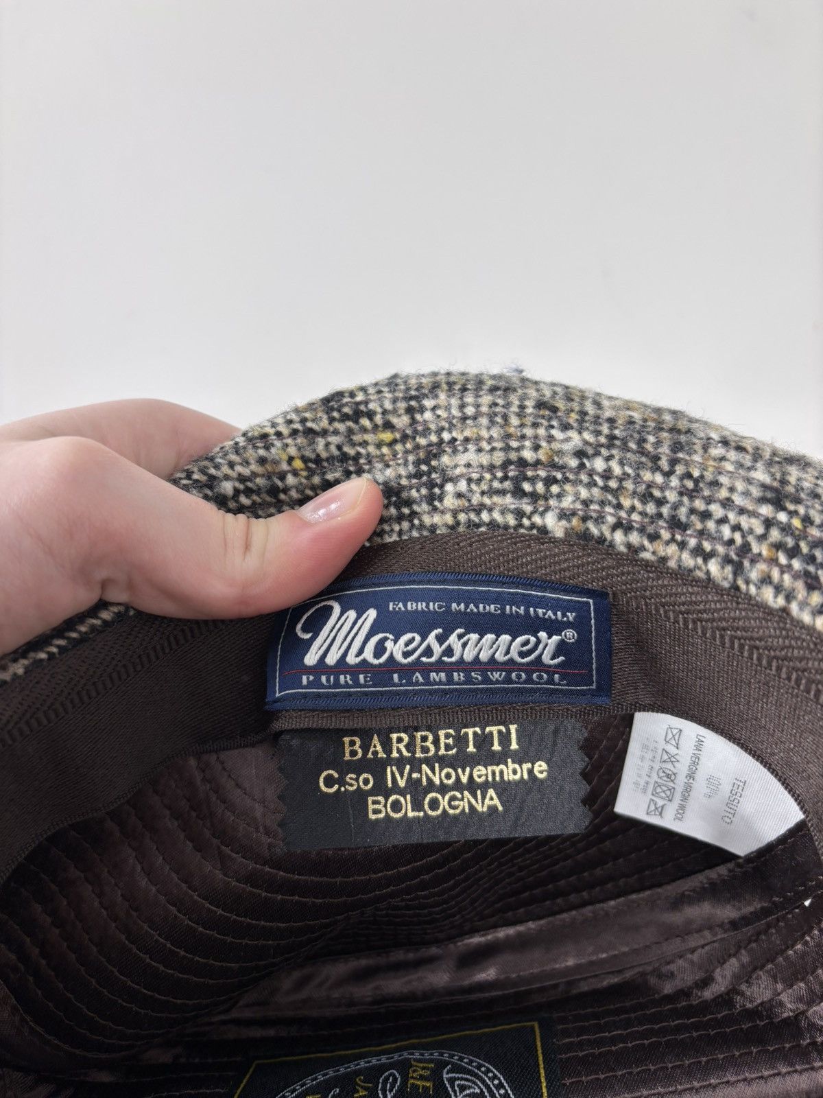 Other Moessmer Barbetti Bologna Wool Tweed Trilby Fedora Hat Size ONE SIZE - 6 Thumbnail