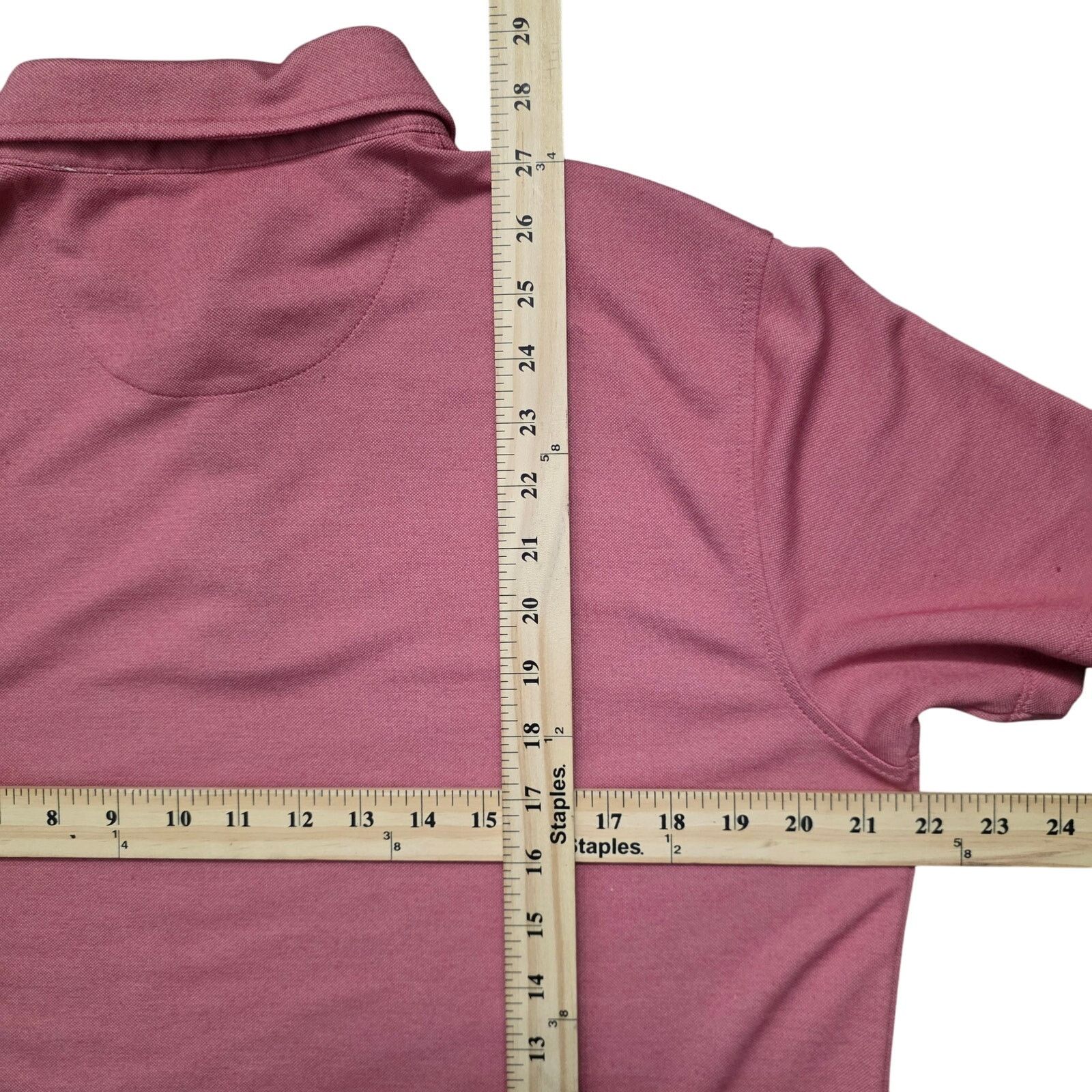 Tailorbyrd TailorByrd Performance Polo Shirt Men’s M Pink Modal Blend Size US M / EU 48-50 / 2 - 4 Thumbnail