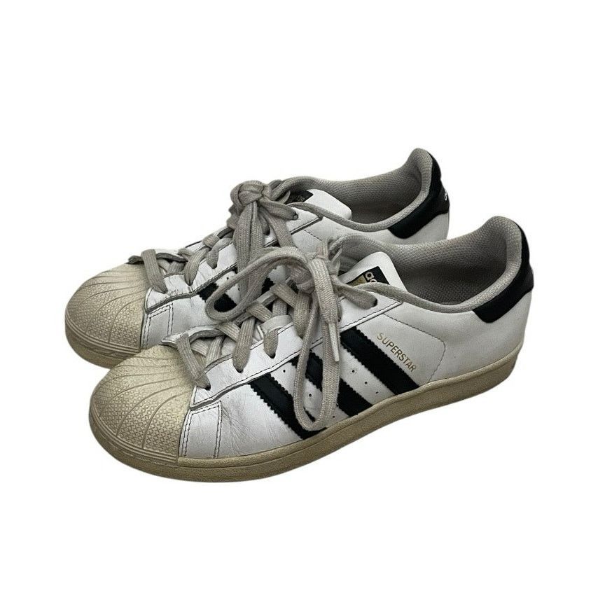 Adidas Adidas Black & White Superstar Sneakers Size US 6.5 / IT 36.5 - 2 Thumbnail