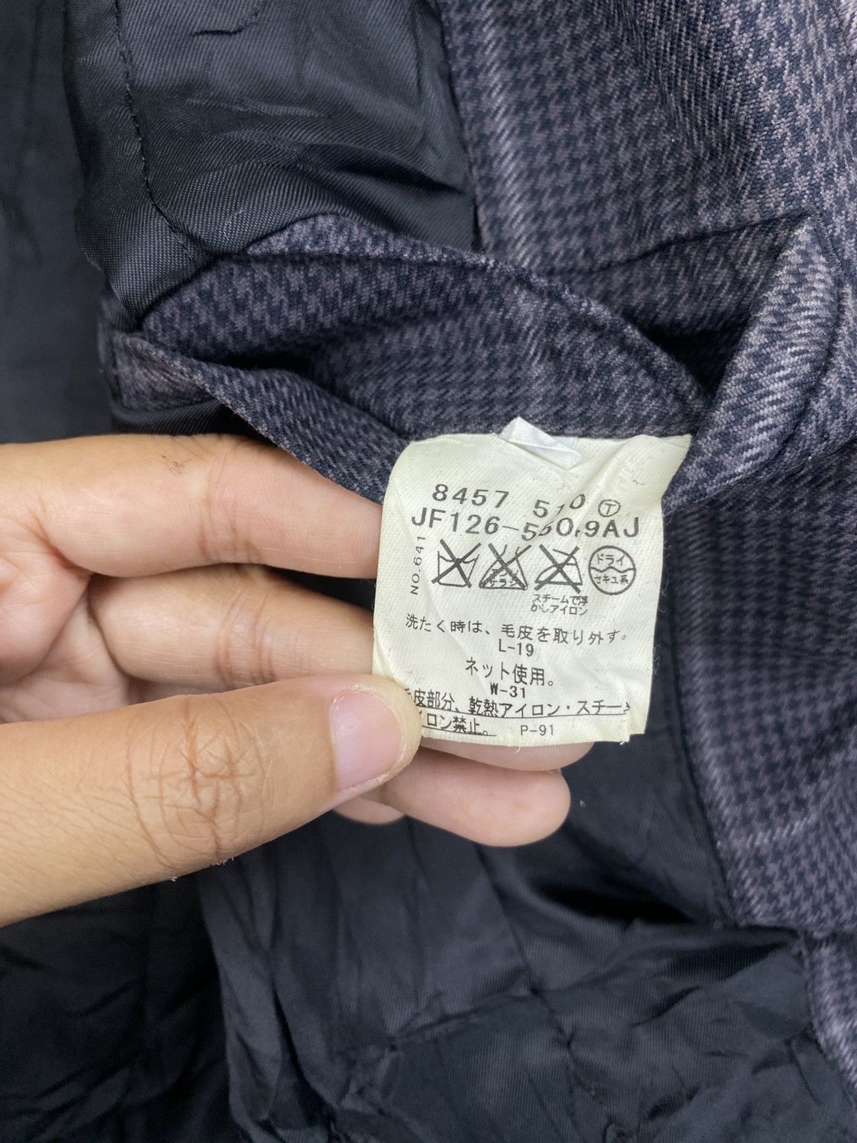 Boycott Vintage Boycott Grey Plaid Fullzip Hooded Jacket Size US M / EU 48-50 / 2 - 13 Thumbnail