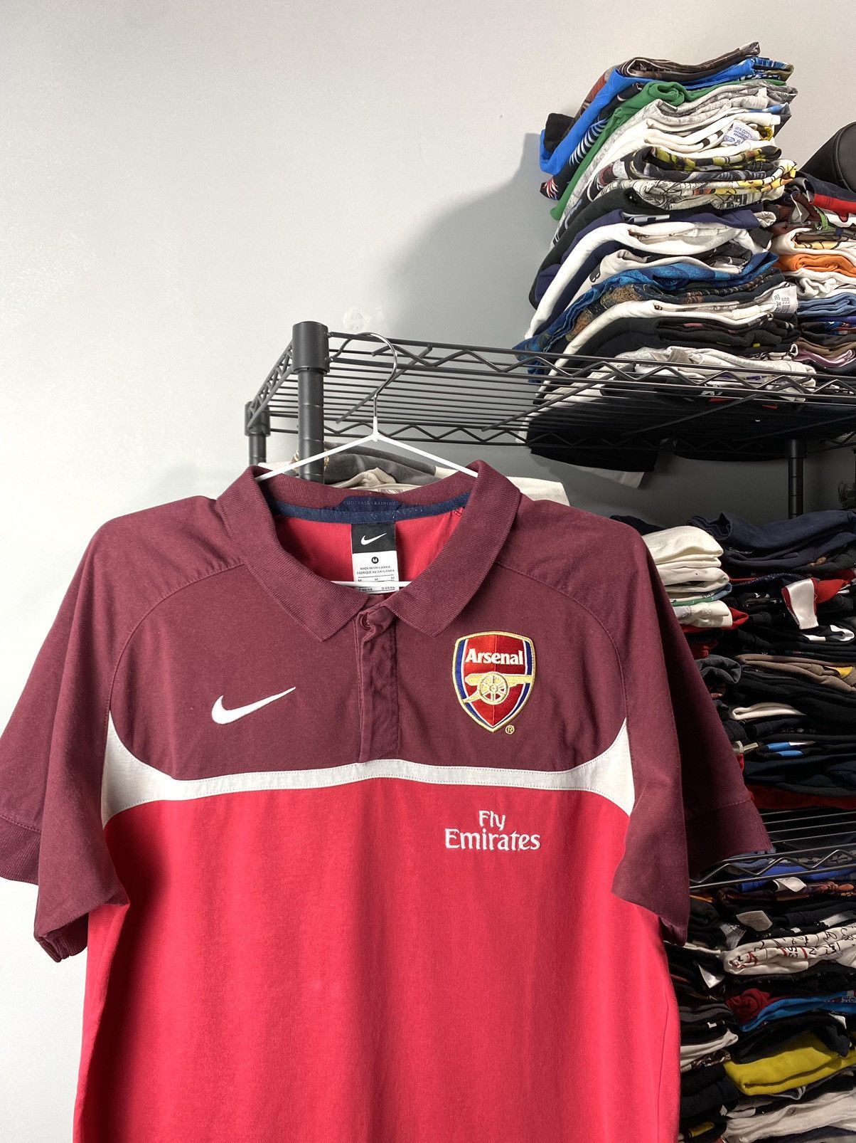Nike Vintage Nike Arsenal Soccer T Shirt Jersey Size US M / EU 48-50 / 2 - 2 Thumbnail
