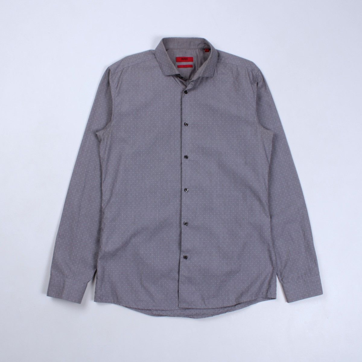 Designer × Hugo Boss HUGO BOSS Erondo Polka Dot Long Sleeve Shirt Dress Casual Size US M / EU 48-50 / 2 - 2 Thumbnail